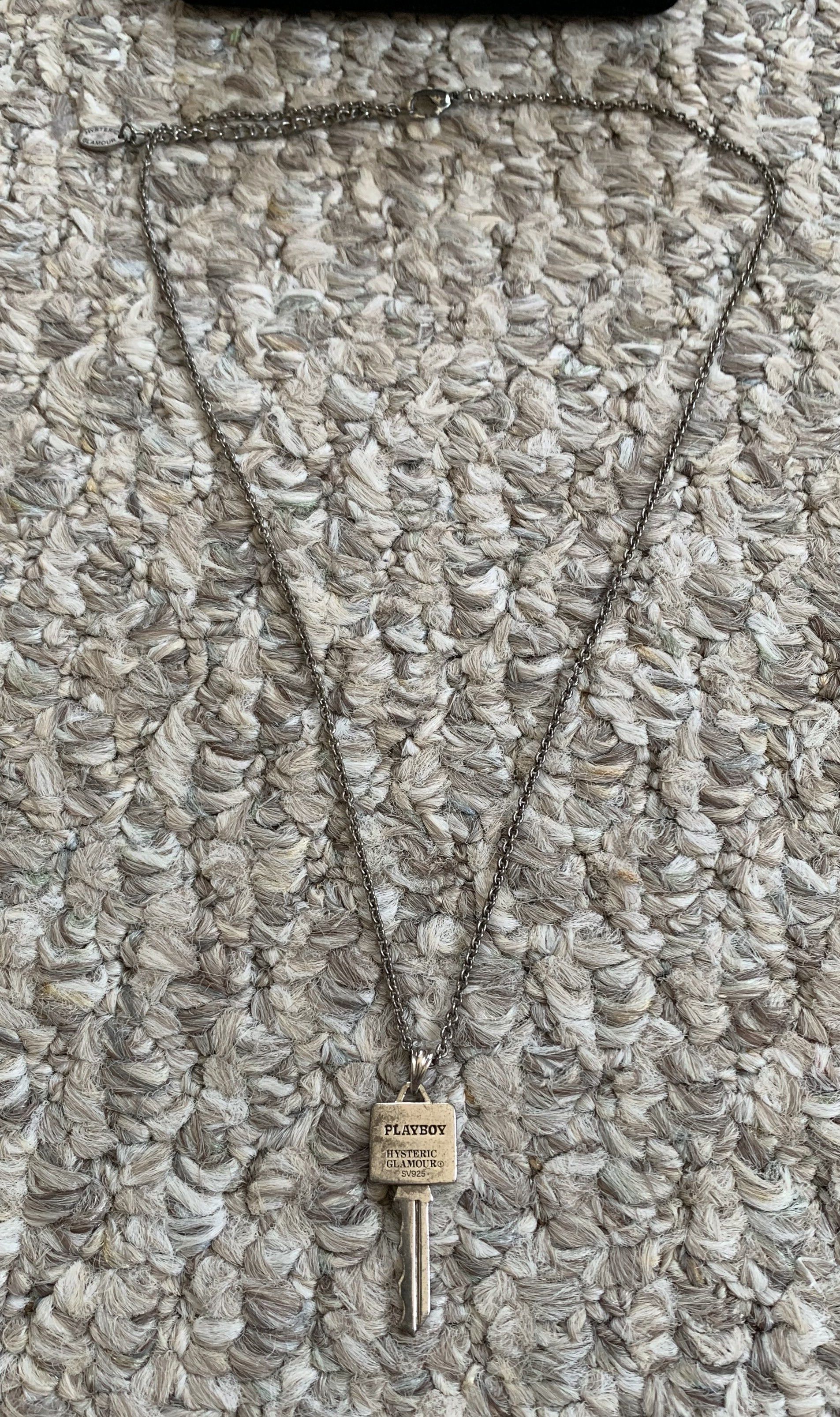 Hysteric Glamour × Playboy Hysteric Glamour x Playboy Silver Charm Necklace + Box Size ONE SIZE - 6 Thumbnail