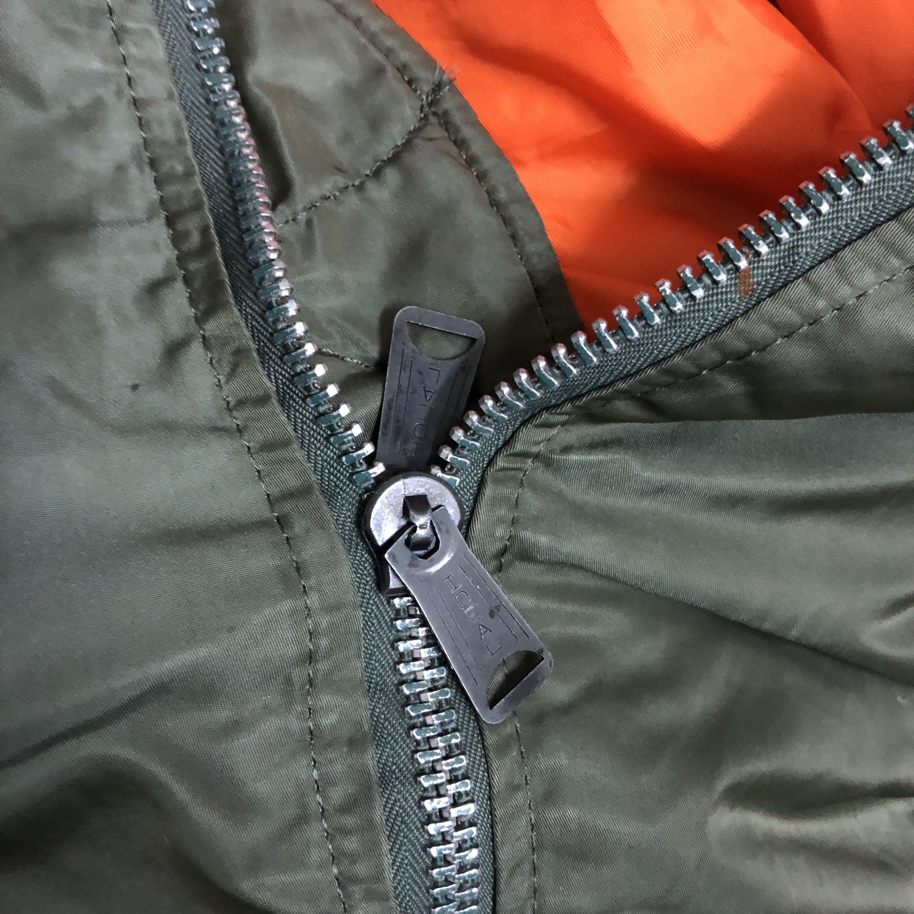 Alpha Industries Vintage ALPHA Made In Usa USAF MA-1 Bomber Jacket #4878-37 Size US L / EU 52-54 / 3 - 5 Thumbnail