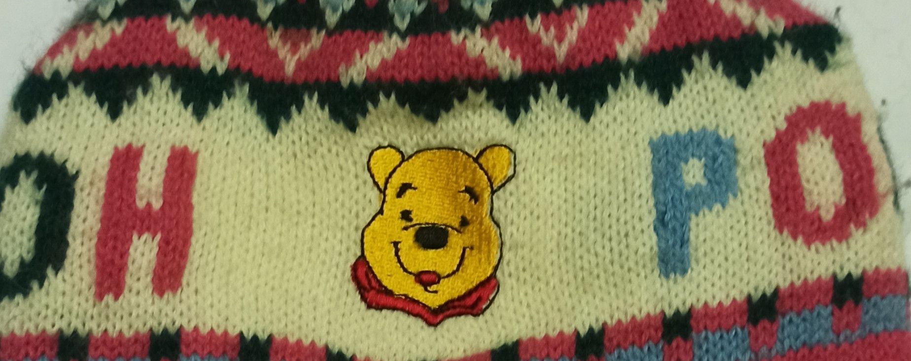Disney × Vintage Beanie Disney Winnie The Pooh Size ONE SIZE - 2 Thumbnail