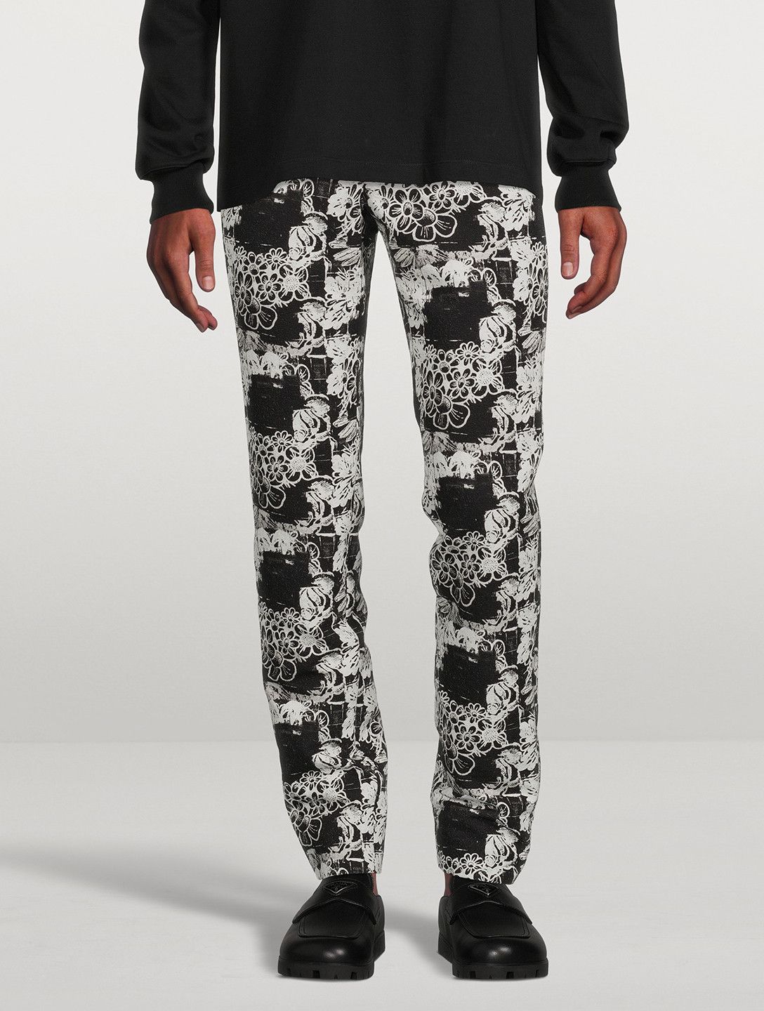 Comme des Garcons Homme Plus BNWT SS22 COMME DES GARCONS HOMME PLUS FLORAL PRINT PANTS L Size US 34 / EU 50 - 1 Thumbnail