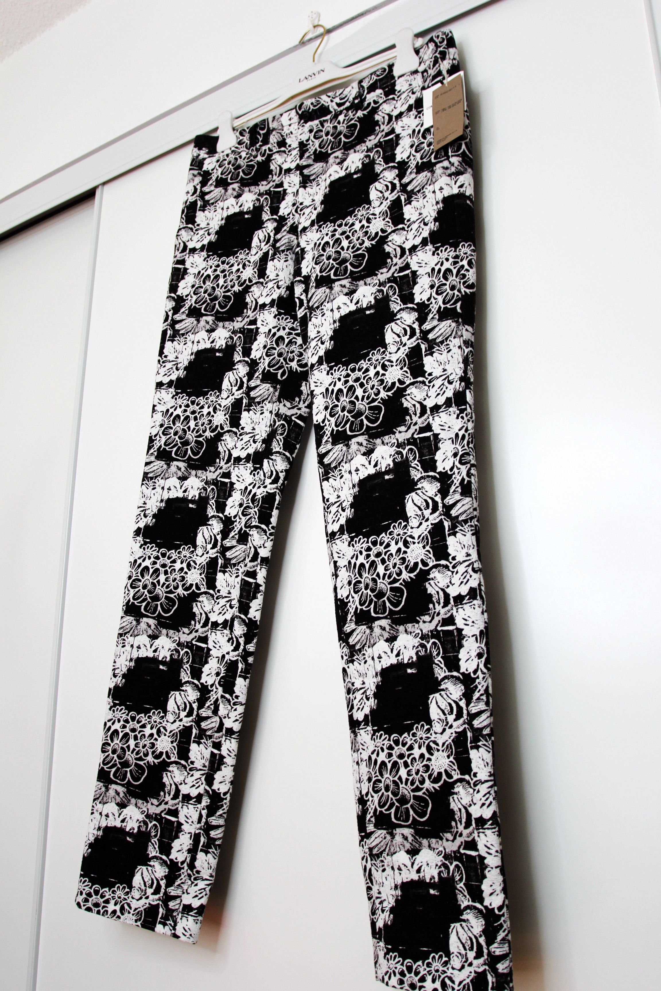Comme des Garcons Homme Plus BNWT SS22 COMME DES GARCONS HOMME PLUS FLORAL PRINT PANTS L Size US 34 / EU 50 - 5 Thumbnail