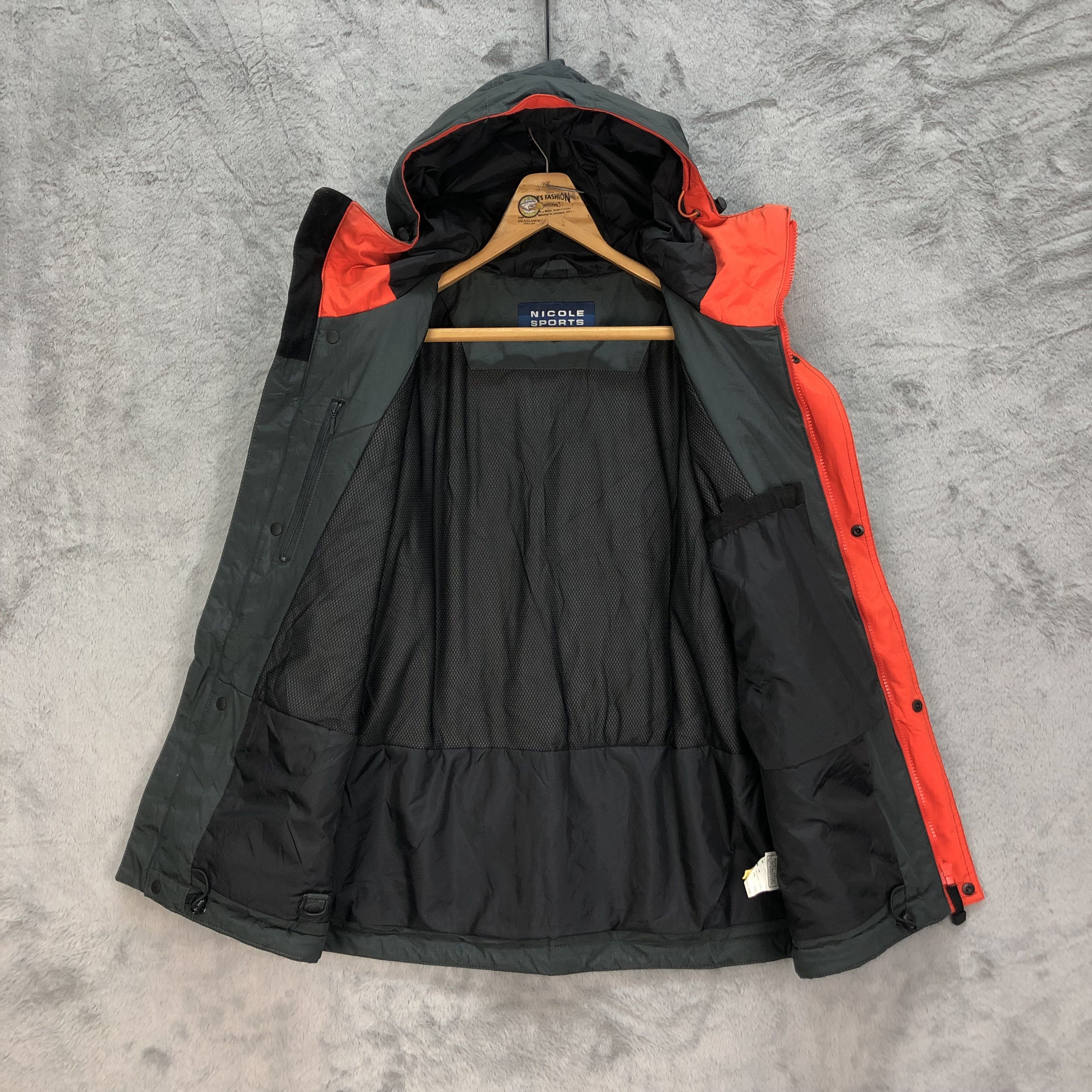 Japanese Brand NICOLE SPORTS Made in Japan Parka #5189-178 Size US M / EU 48-50 / 2 - 9 Thumbnail