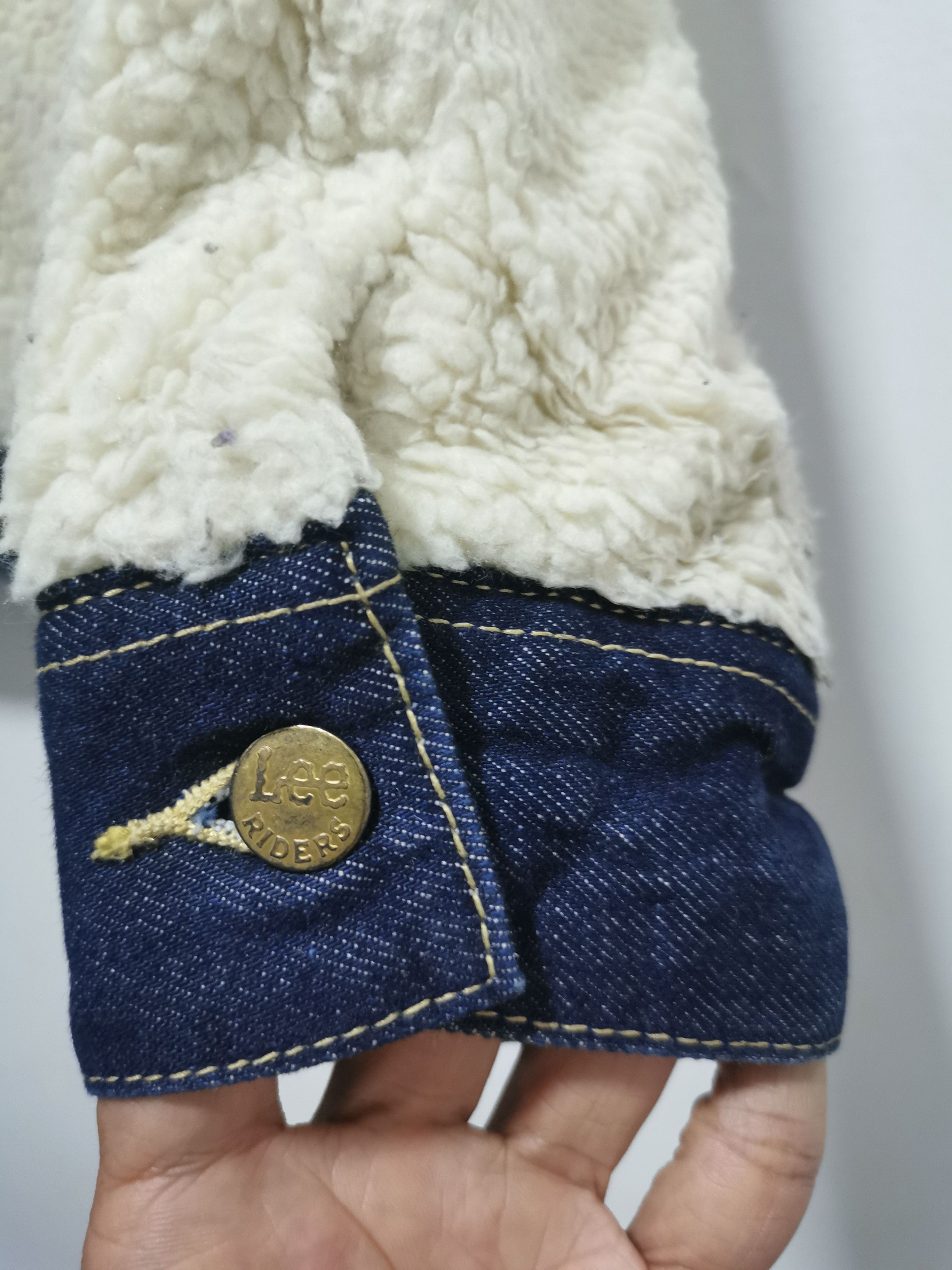 Lee × Vintage Vintage Lee Storm Rider Fleece Sherpa Jacket Size M / US 6-8 / IT 42-44 - 5 Thumbnail