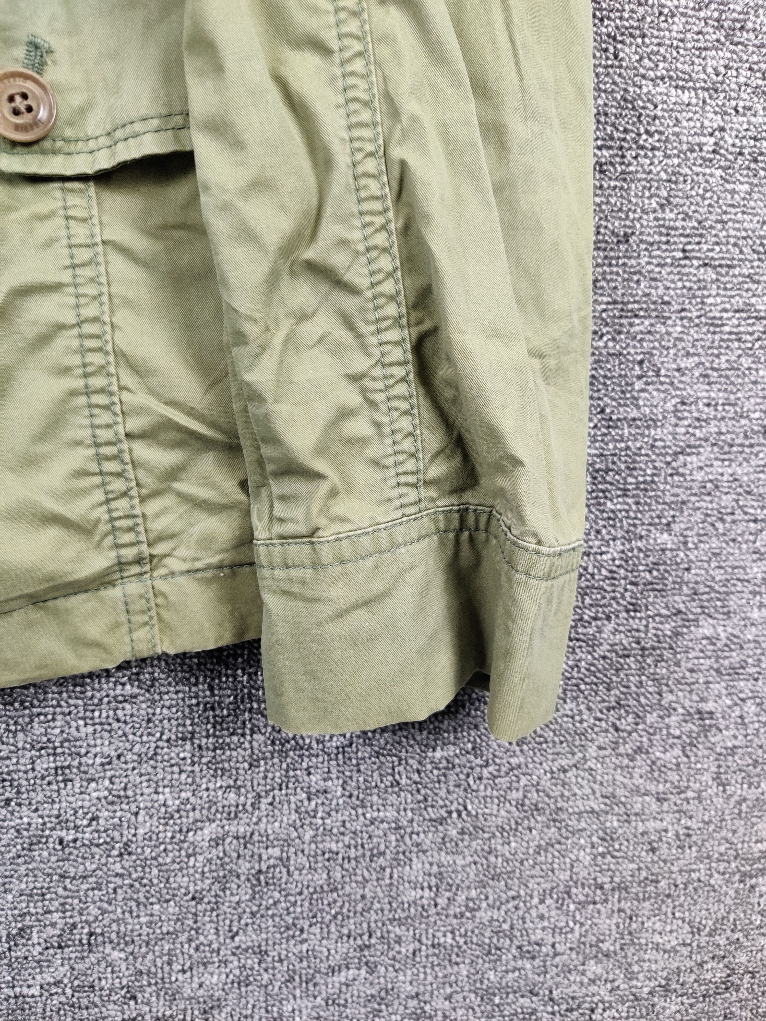 Diesel Vintage Diesel M65 Olive Green Jacket Size US L / EU 52-54 / 3 - 3 Thumbnail