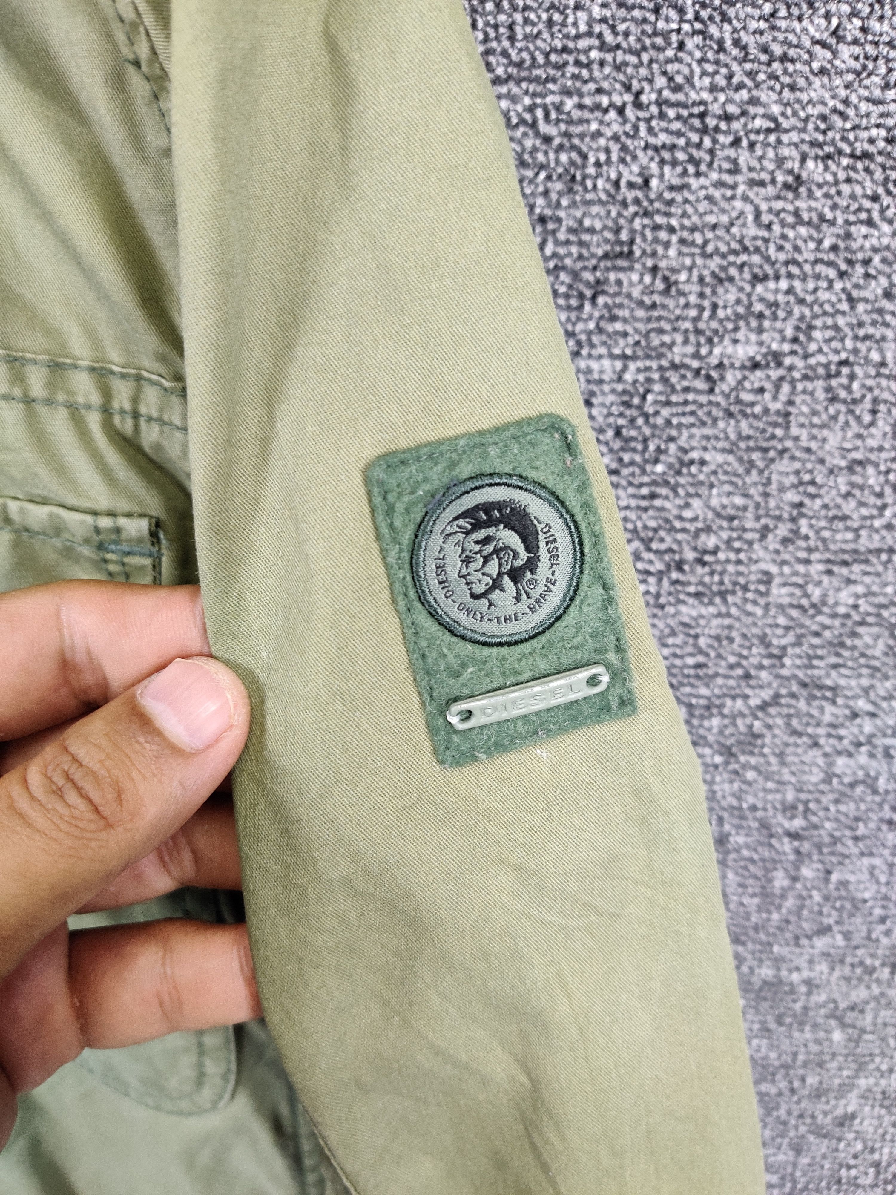 Diesel Vintage Diesel M65 Olive Green Jacket Size US L / EU 52-54 / 3 - 9 Thumbnail