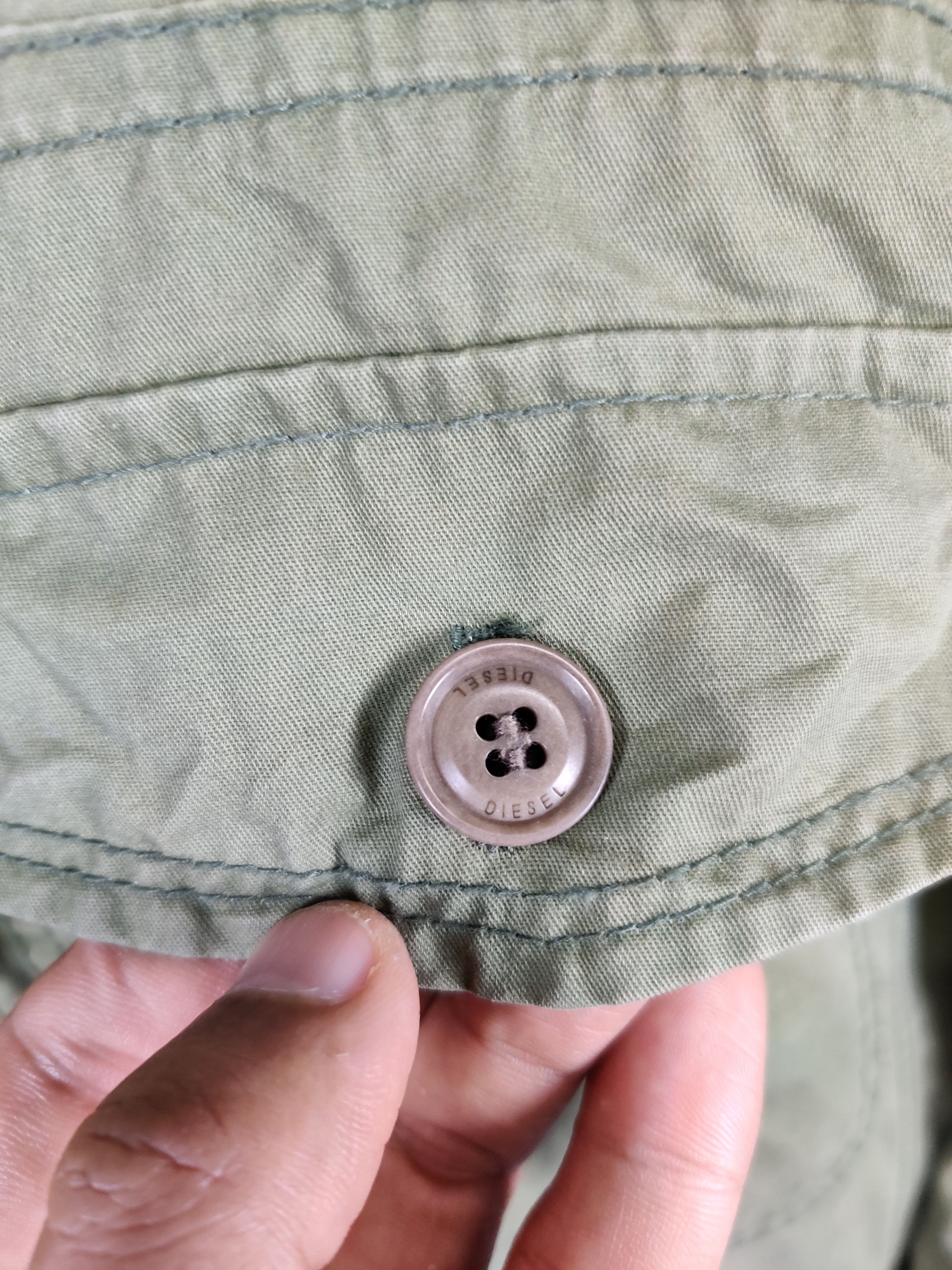 Diesel Vintage Diesel M65 Olive Green Jacket Size US L / EU 52-54 / 3 - 10 Thumbnail