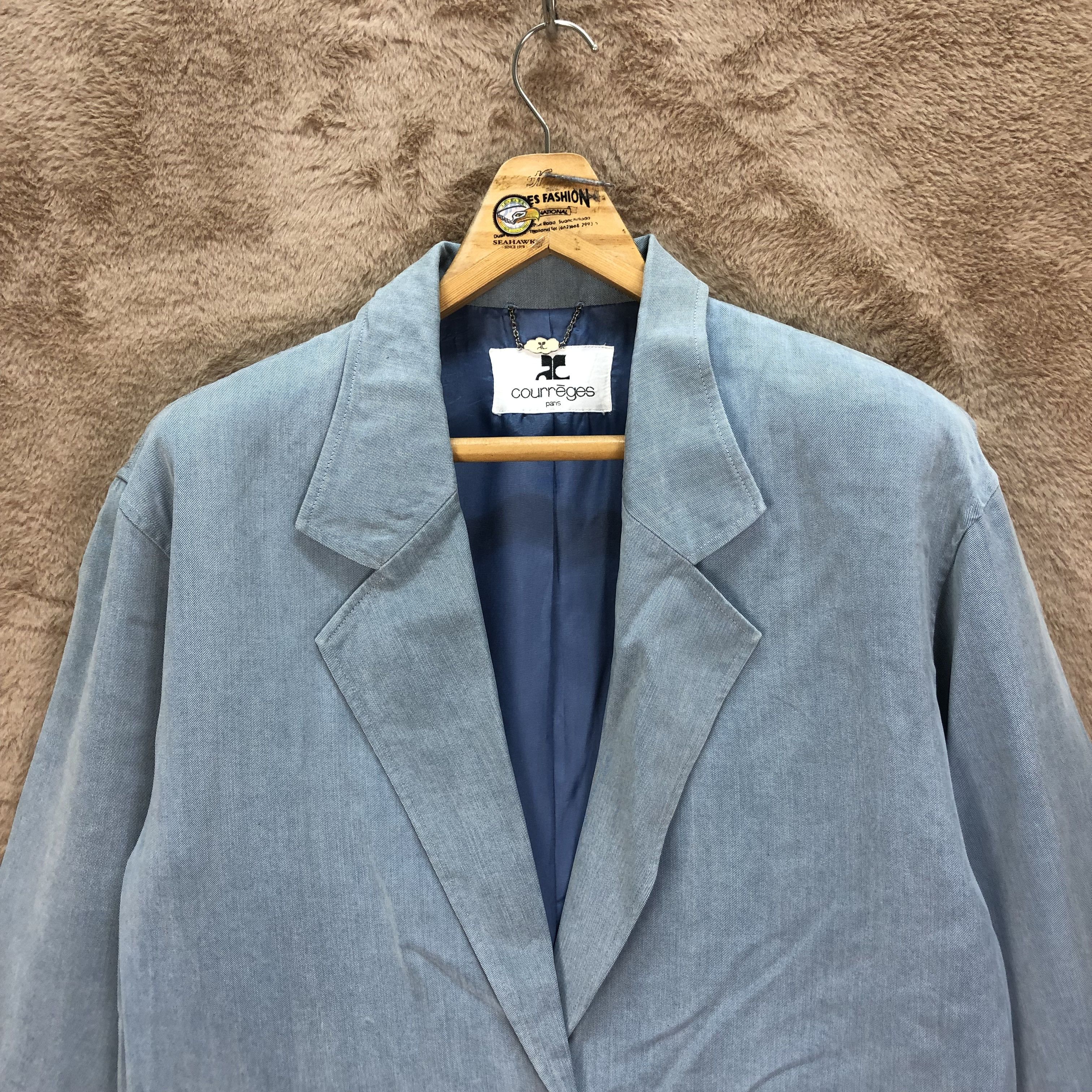 Courreges COURREGES PARIS CASUAL JACKET / BLAZERS #5264-181 Size M / US 6-8 / IT 42-44 - 2 Thumbnail