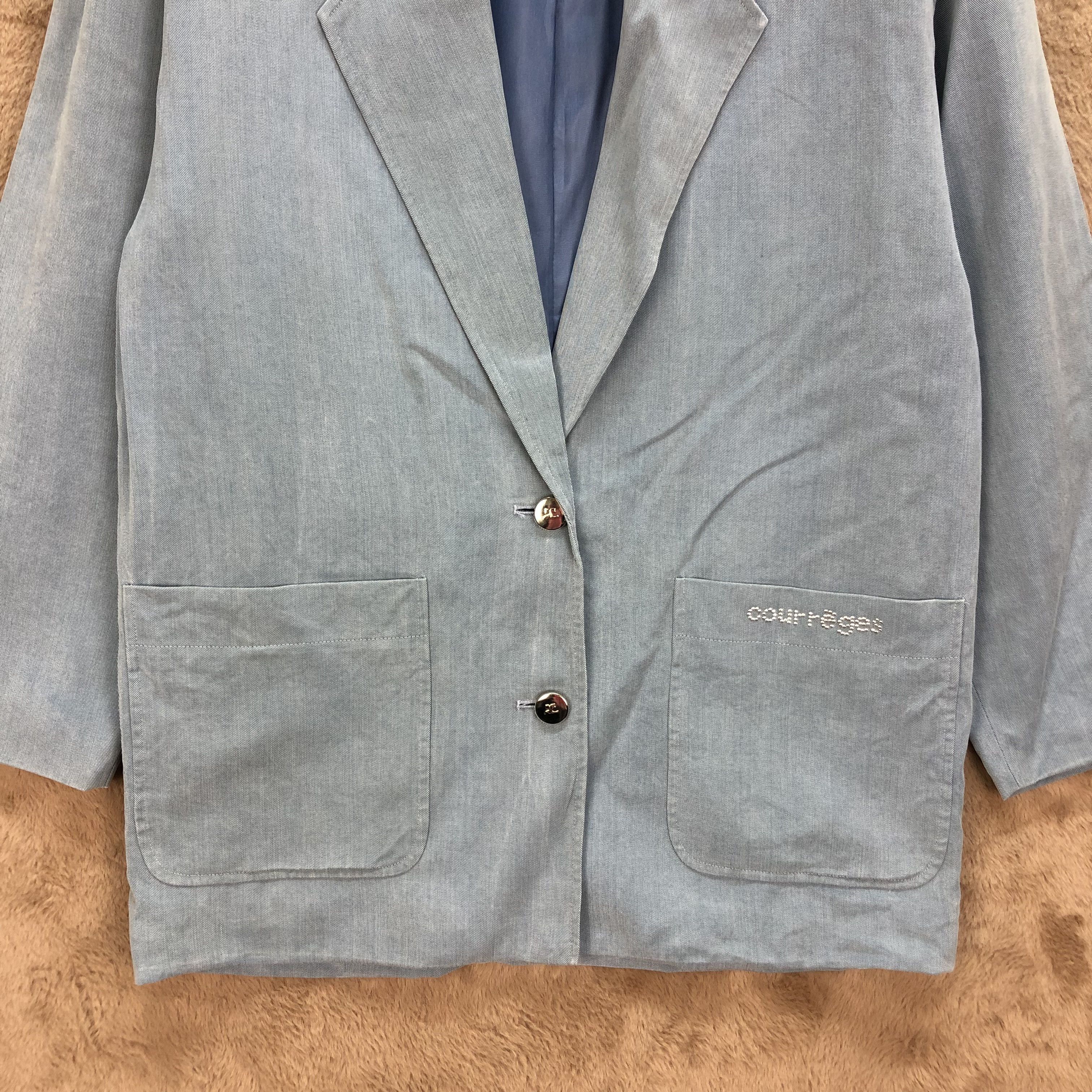 Courreges COURREGES PARIS CASUAL JACKET / BLAZERS #5264-181 Size M / US 6-8 / IT 42-44 - 3 Thumbnail