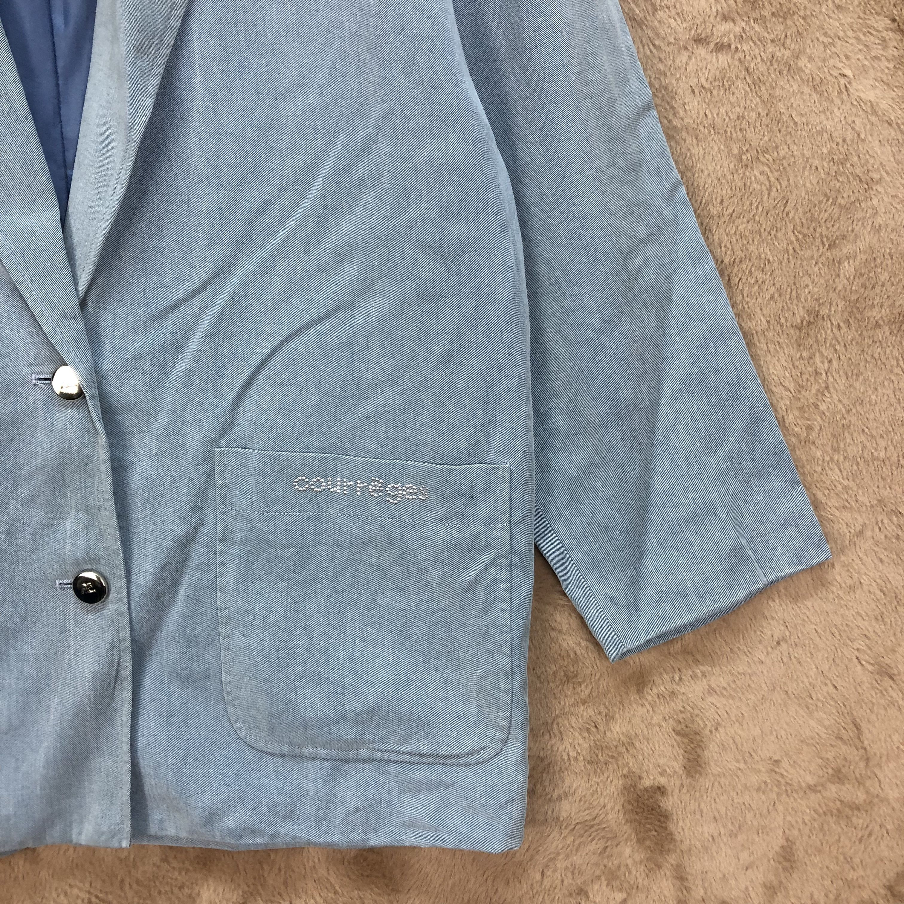 Courreges COURREGES PARIS CASUAL JACKET / BLAZERS #5264-181 Size M / US 6-8 / IT 42-44 - 5 Thumbnail
