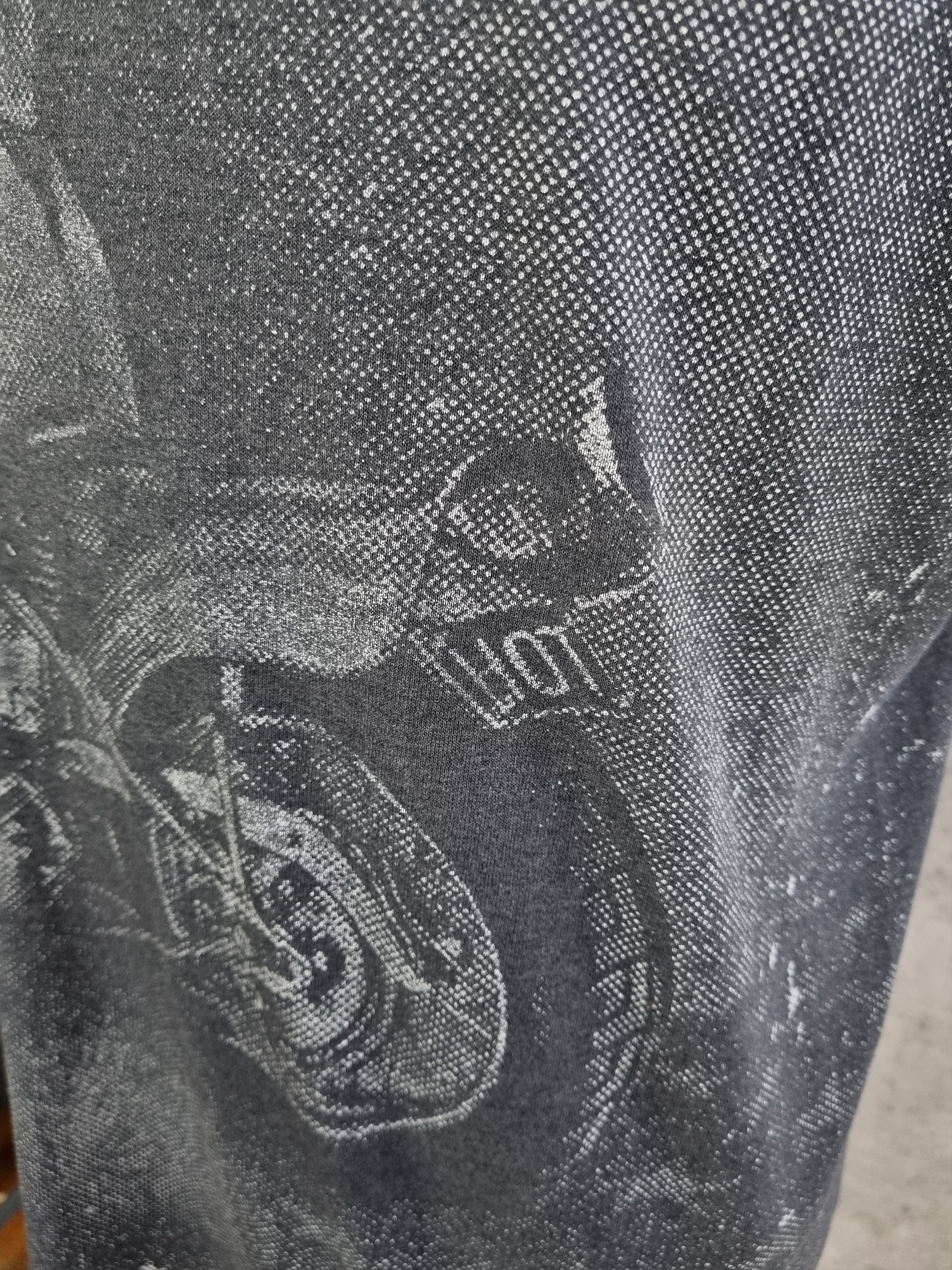 Harley Davidson × Vintage 80s 3D Emblem American Biker Thrashed Tee made in USA Size US XL / EU 56 / 4 - 16 Thumbnail