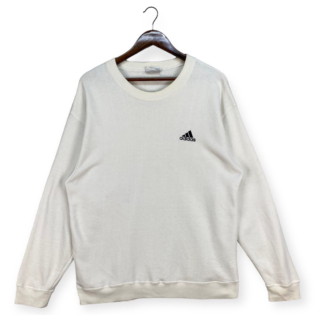 Adidas Vintage 90s Adidas Sweatshirt Size US L / EU 52-54 / 3 - 1 Thumbnail