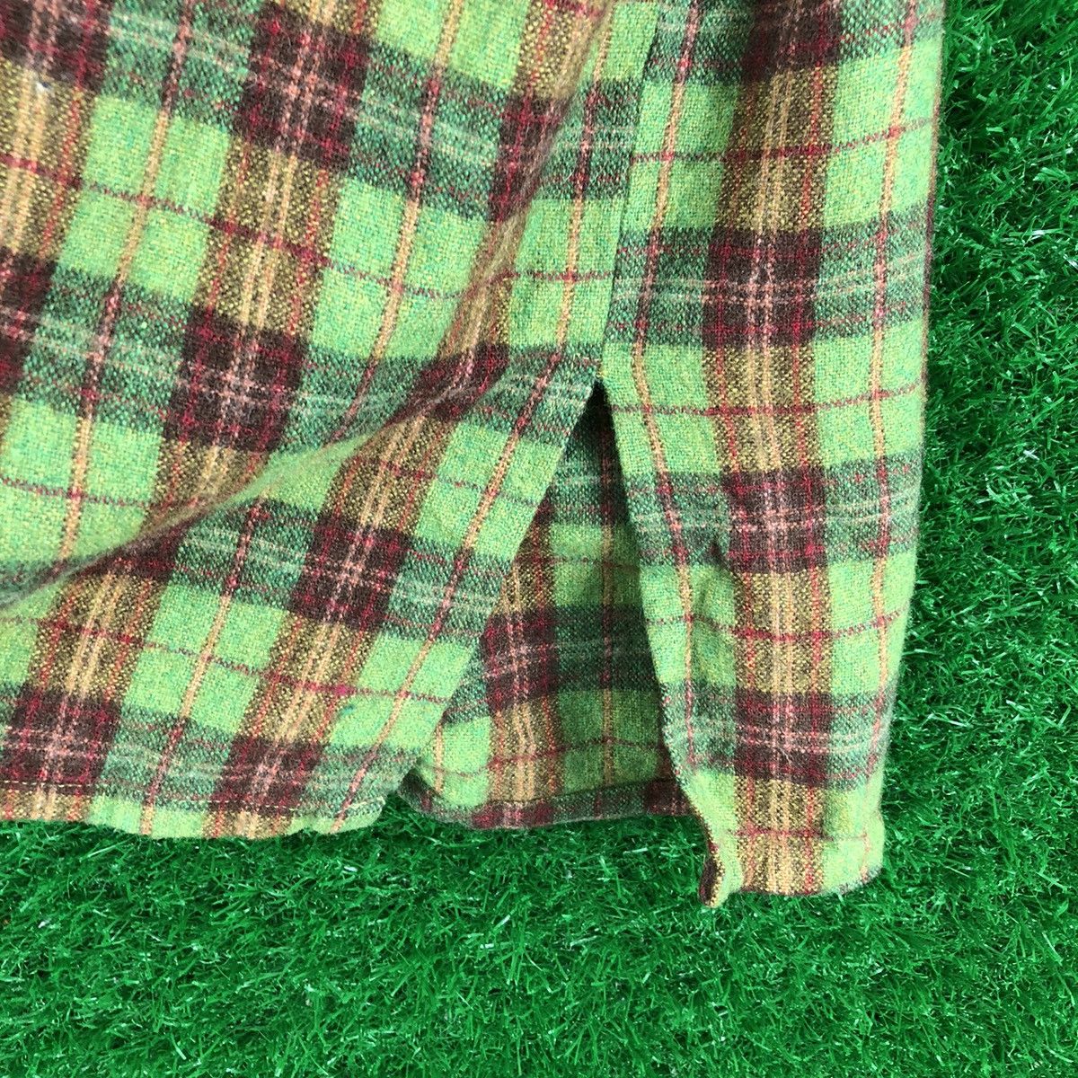 Flannel Vintage 80's Wool Flannel Tartan Check by Florrie Bell Size US M / EU 48-50 / 2 - 9 Thumbnail
