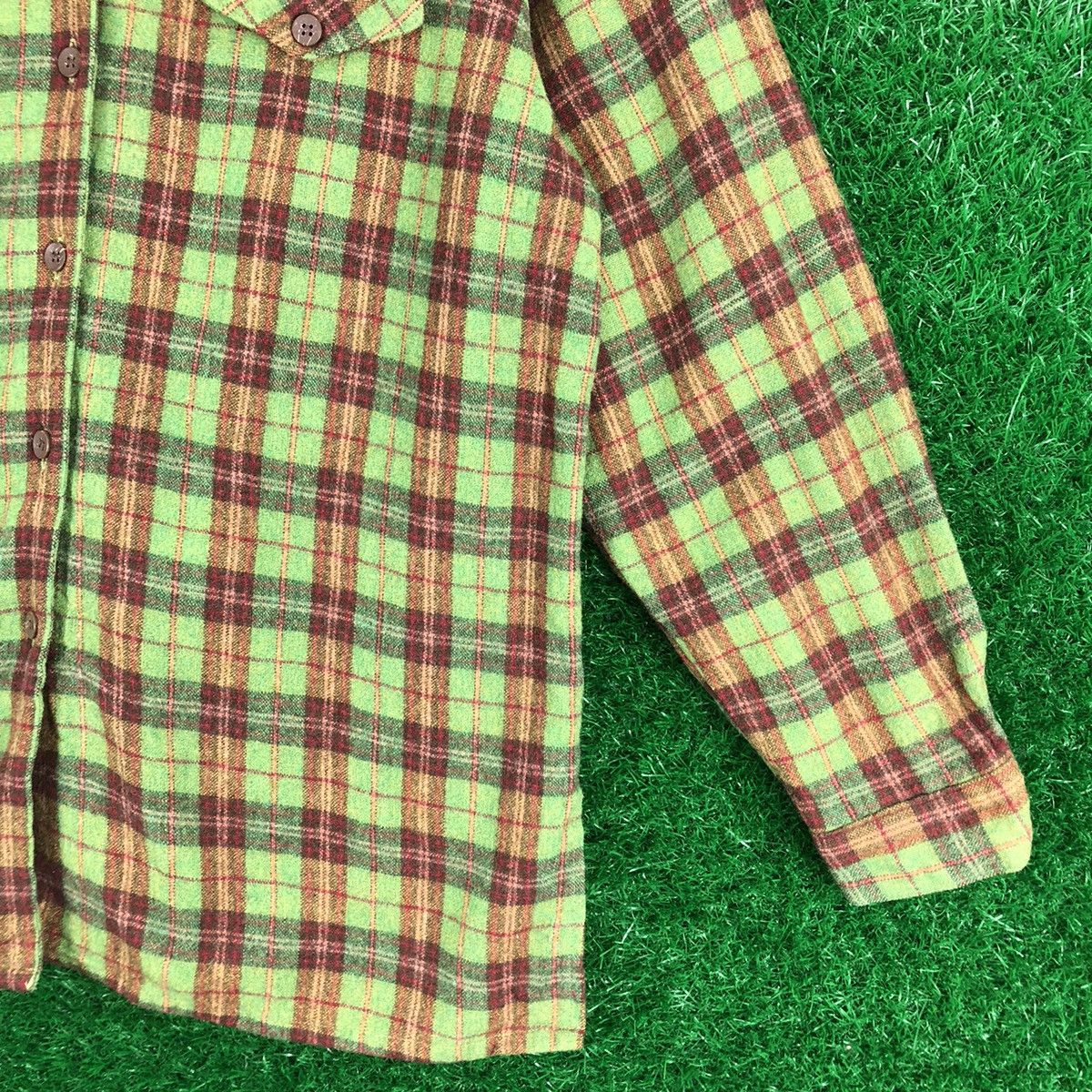 Flannel Vintage 80's Wool Flannel Tartan Check by Florrie Bell Size US M / EU 48-50 / 2 - 3 Thumbnail