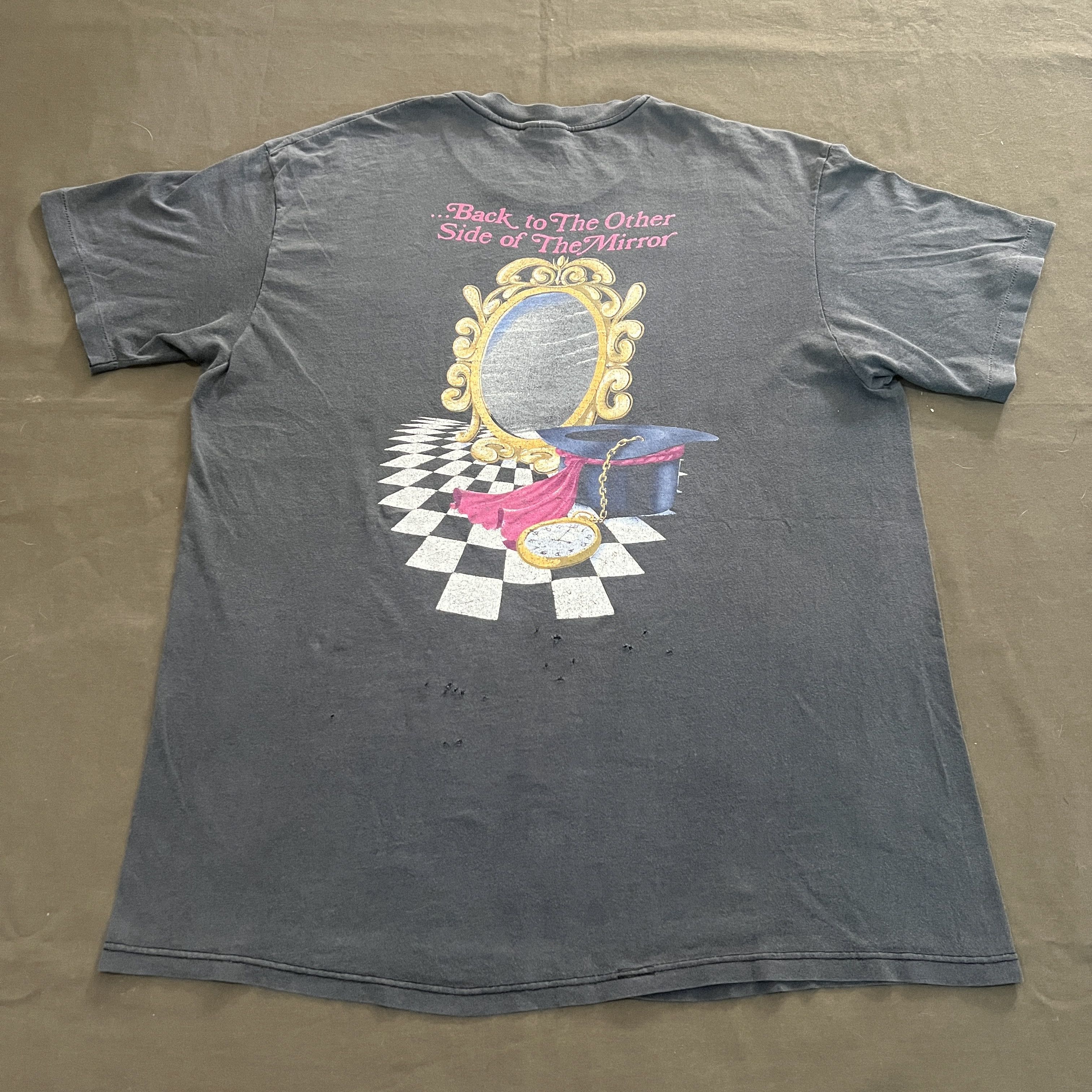 Band Tees Vintage 80s Stevie Nicks Back Fleetwood Mac Promo Tee Faded Size US XL / EU 56 / 4 - 6 Thumbnail