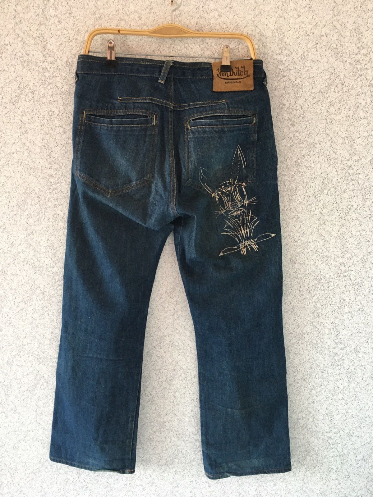 Vintage Von Dutch pinstripes Denim Size US 30 / EU 46 - 1 Thumbnail