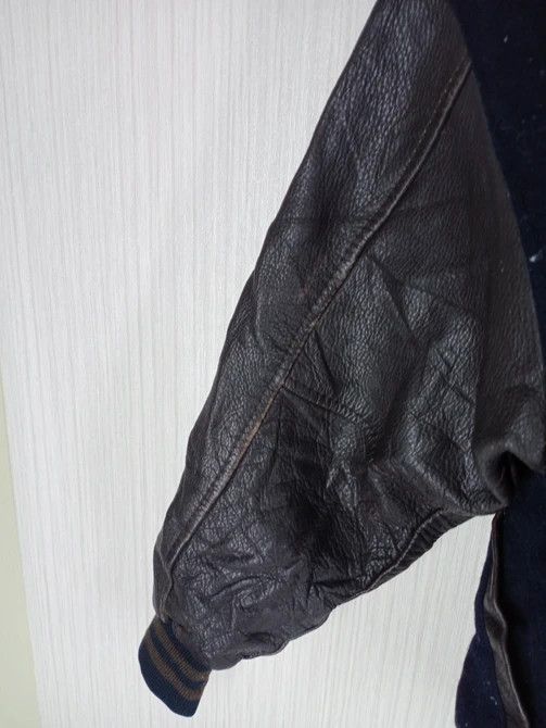 Other Universite De Paris Sorbonne Varsity Wool/Leather Jacket Size US M / EU 48-50 / 2 - 5 Thumbnail