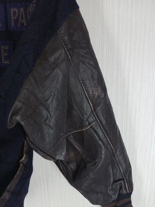 Other Universite De Paris Sorbonne Varsity Wool/Leather Jacket Size US M / EU 48-50 / 2 - 6 Thumbnail