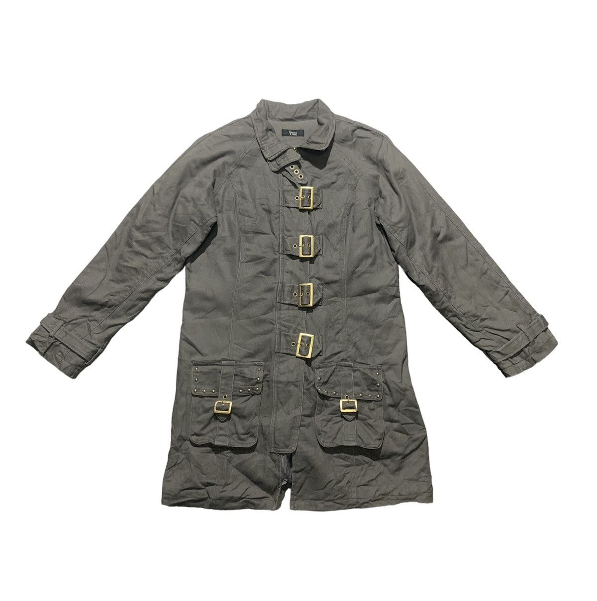 If Six Was Nine Slime Land Bondage Punk Style Long Jacket Size L / US 10 / IT 46 - 1 Thumbnail