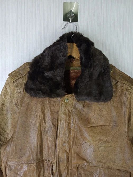Japanese Brand Rare Vintage 80s Japanese Brand Sun Plata Leather Jacket Size US M / EU 48-50 / 2 - 3 Thumbnail