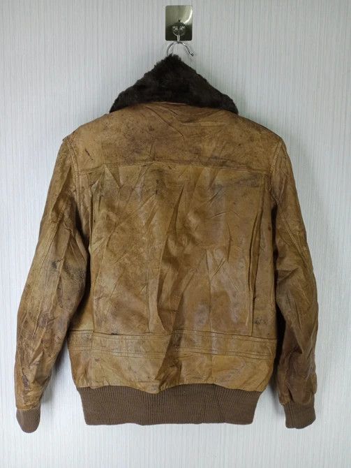 Japanese Brand Rare Vintage 80s Japanese Brand Sun Plata Leather Jacket Size US M / EU 48-50 / 2 - 4 Thumbnail