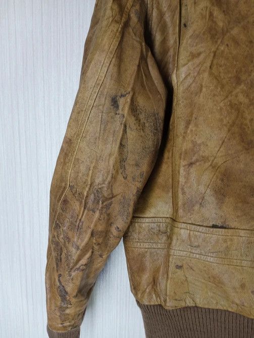 Japanese Brand Rare Vintage 80s Japanese Brand Sun Plata Leather Jacket Size US M / EU 48-50 / 2 - 12 Thumbnail