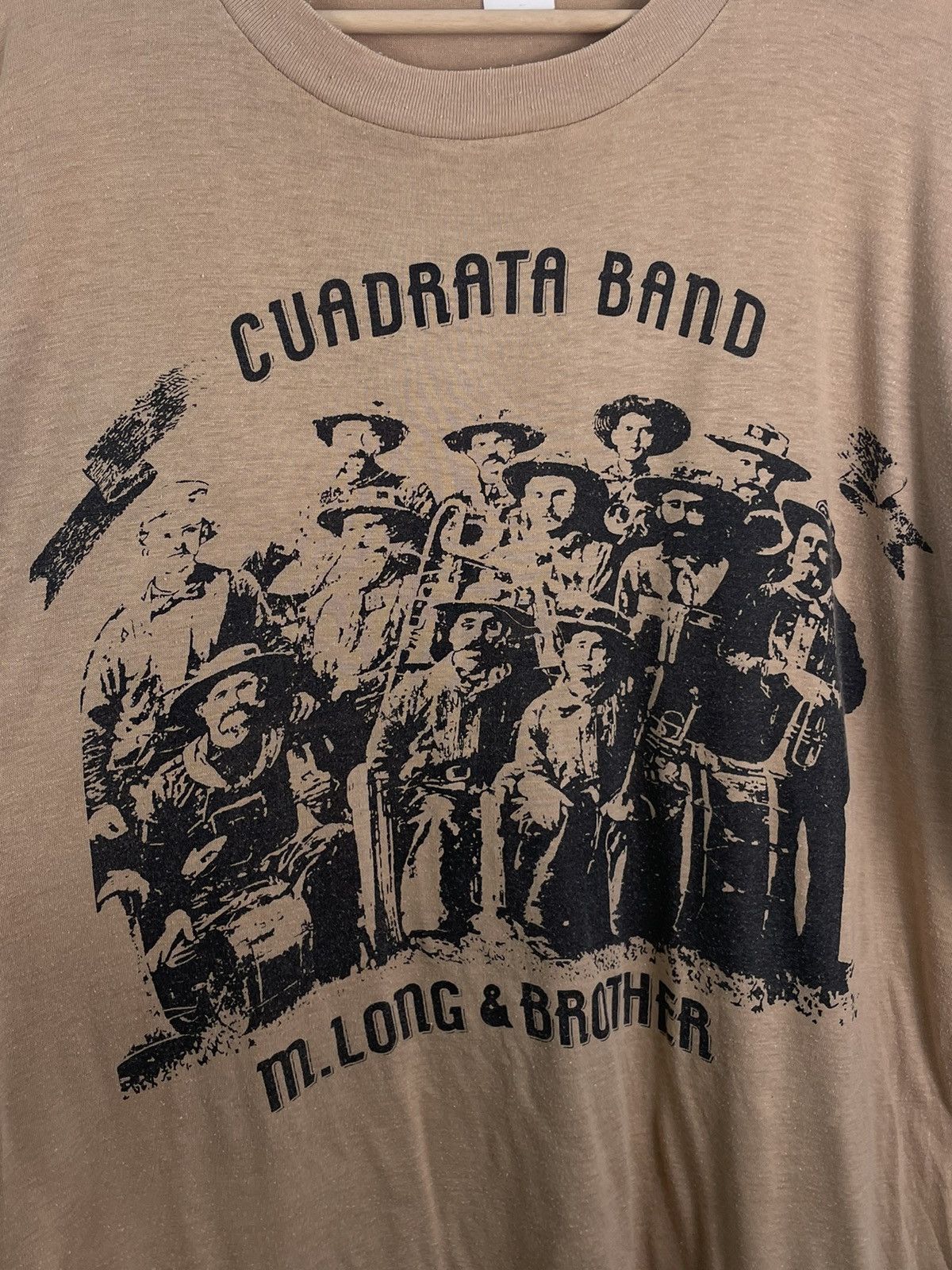 Band Tees × Vintage CUADRATA BAND “M. Long & Brother” | Art Tee Spain Size US XL / EU 56 / 4 - 9 Thumbnail