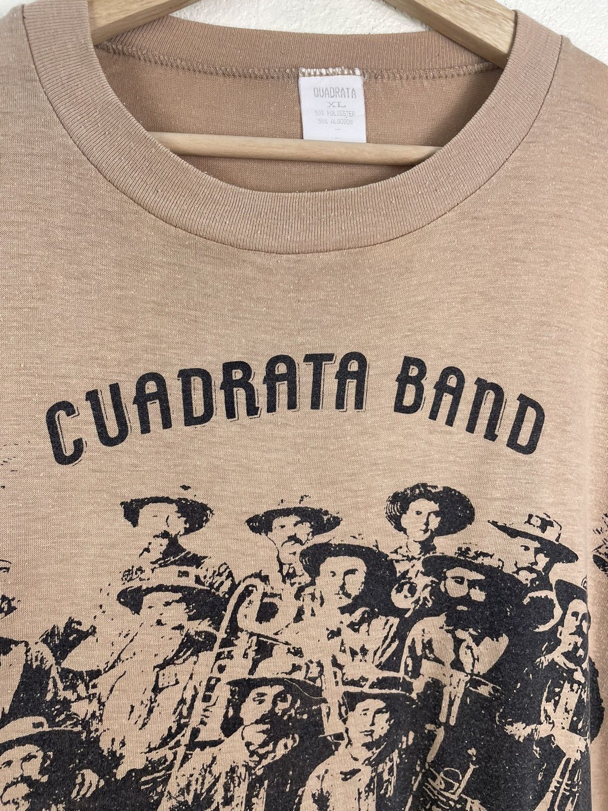 Band Tees × Vintage CUADRATA BAND “M. Long & Brother” | Art Tee Spain Size US XL / EU 56 / 4 - 7 Thumbnail