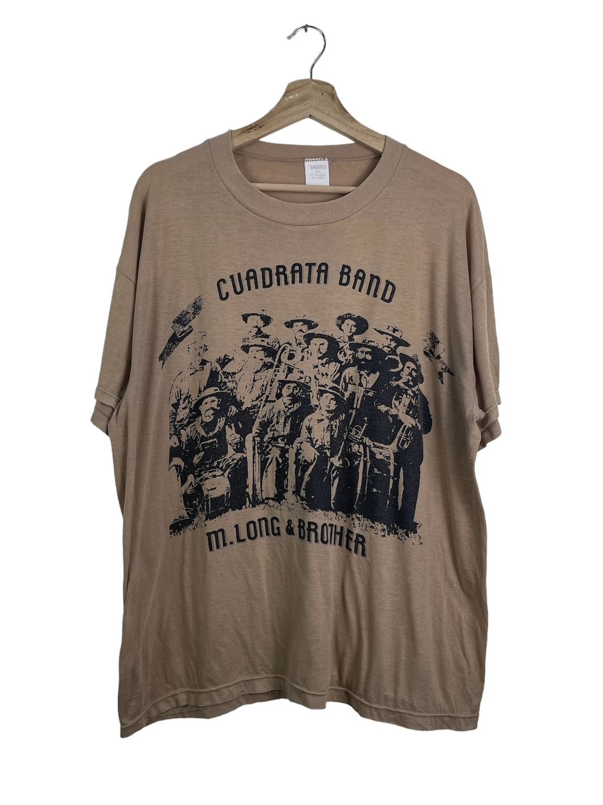 Band Tees × Vintage CUADRATA BAND “M. Long & Brother” | Art Tee Spain Size US XL / EU 56 / 4 - 1 Thumbnail