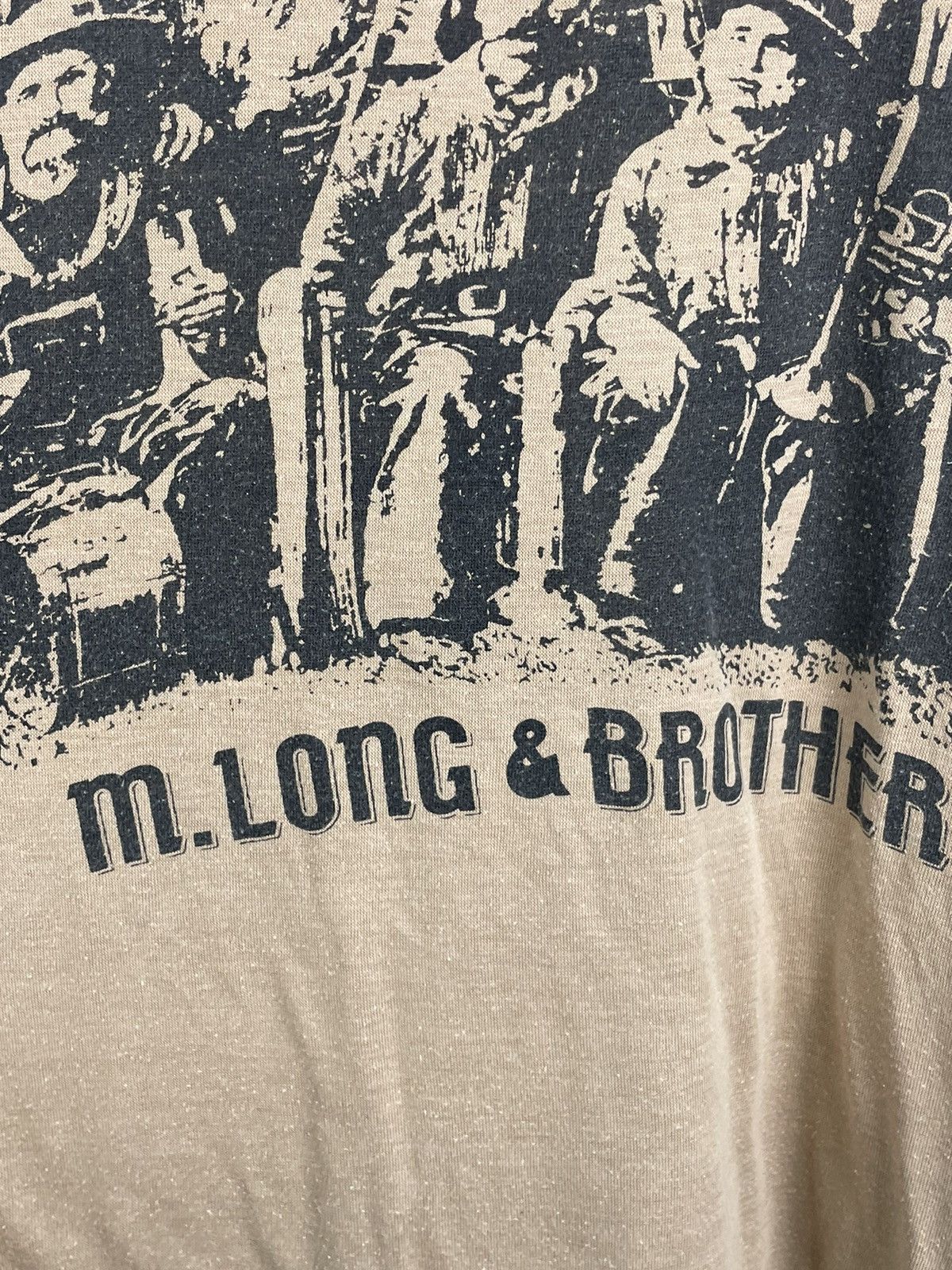 Band Tees × Vintage CUADRATA BAND “M. Long & Brother” | Art Tee Spain Size US XL / EU 56 / 4 - 8 Thumbnail
