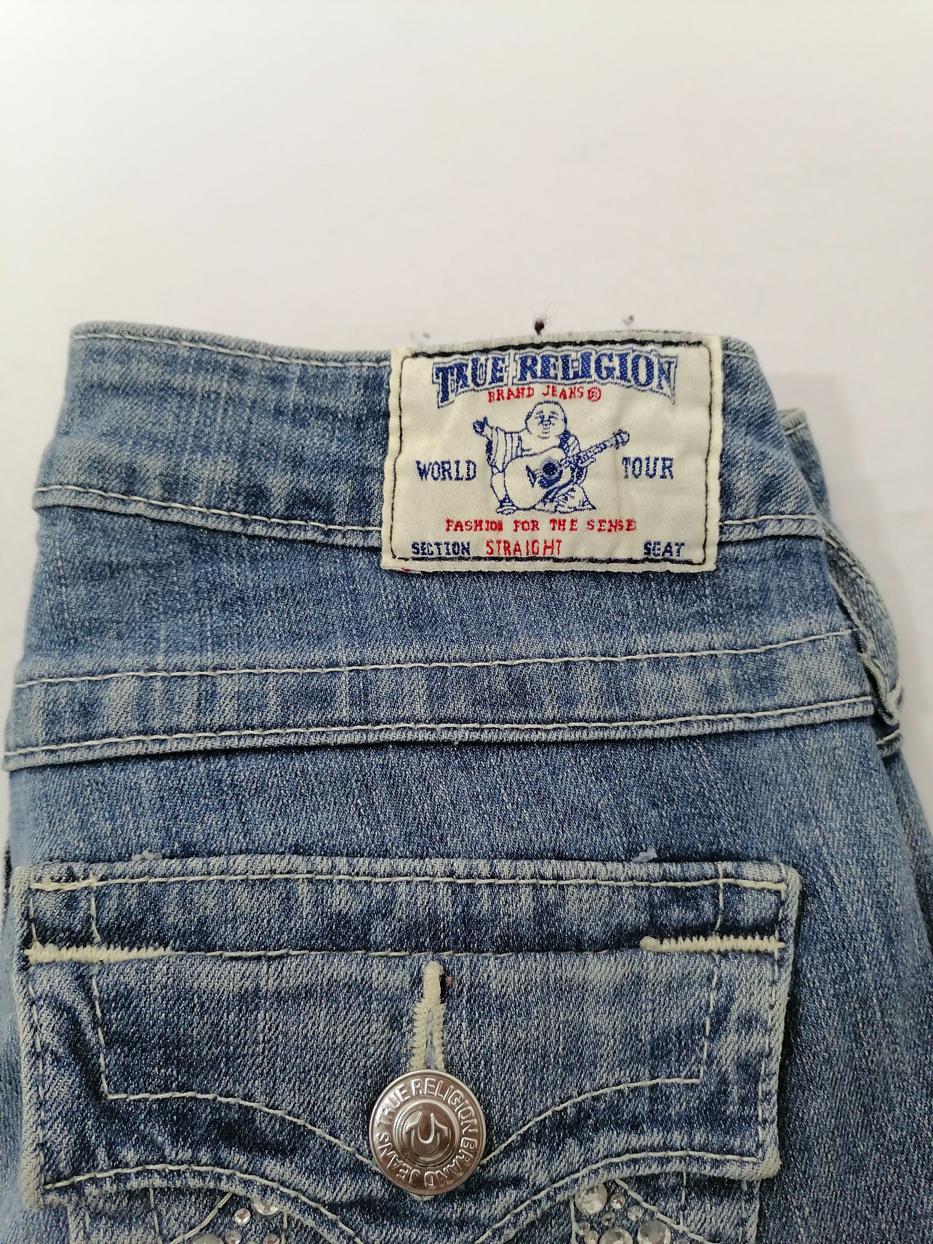 True Religion True Religion Straight Denim Jeans Size 29" - 5 Thumbnail