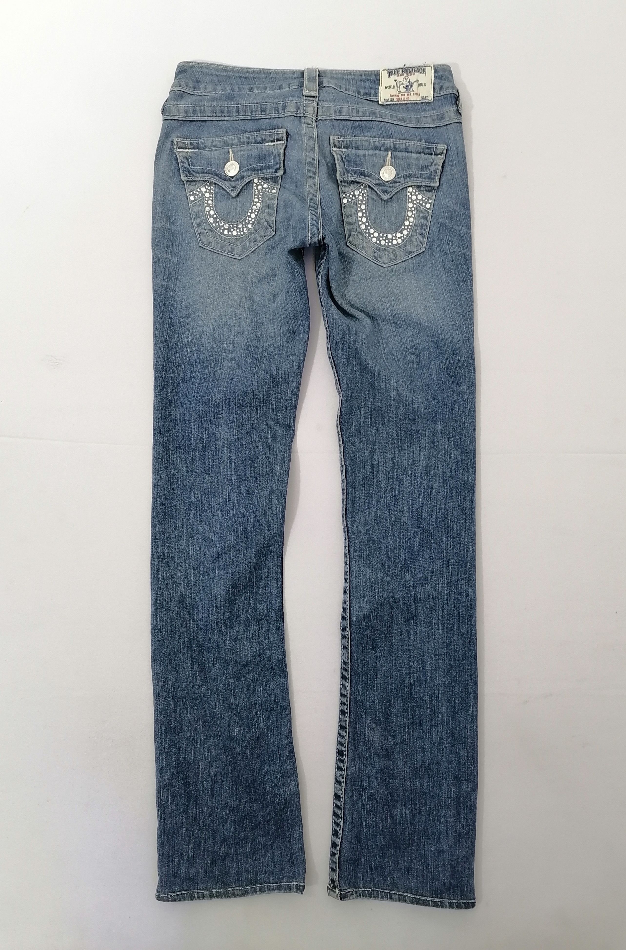 True Religion True Religion Straight Denim Jeans Size 29" - 2 Thumbnail