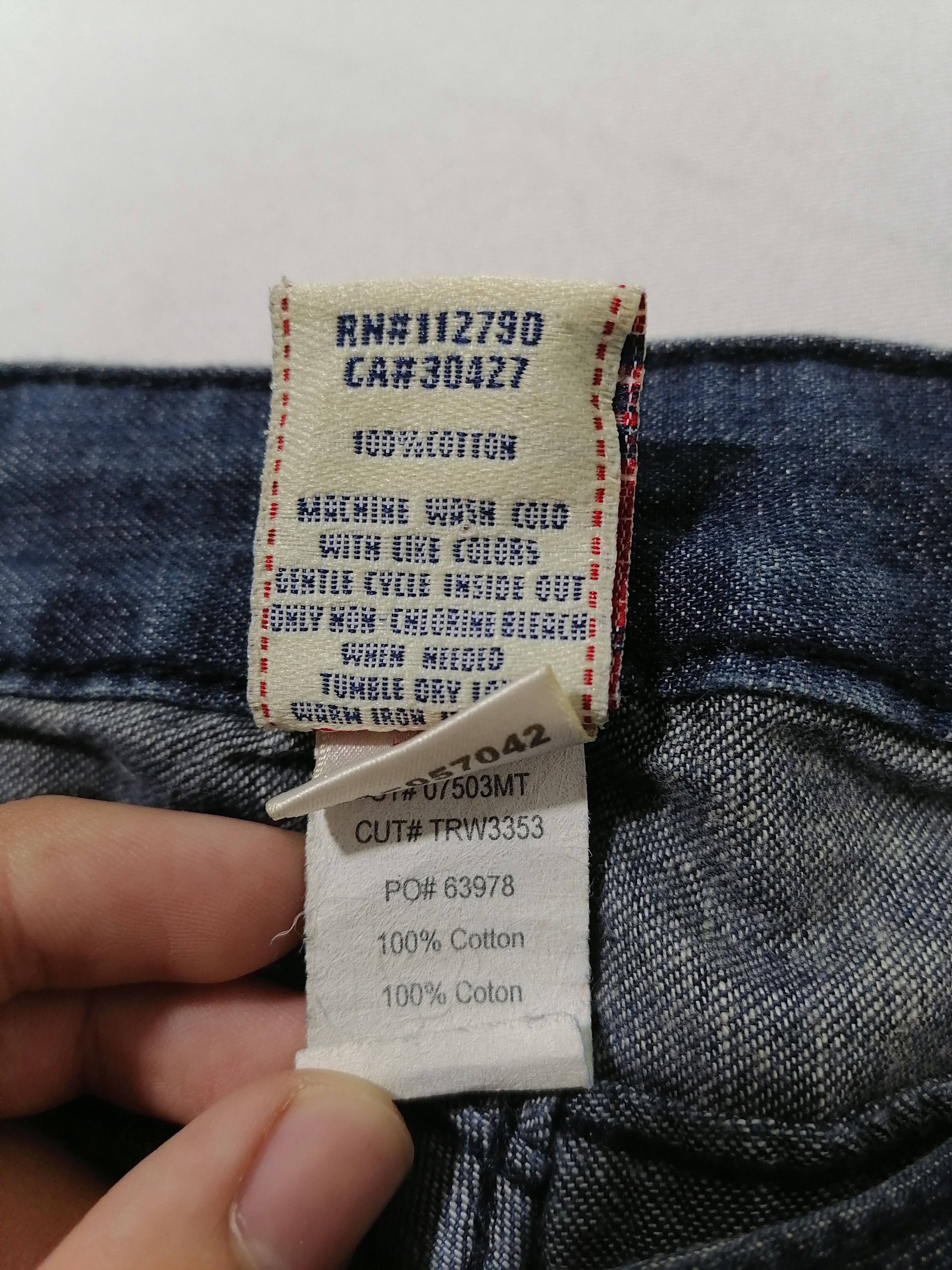True Religion True Religion Joey Denim Jeans Size US 35 - 6 Thumbnail