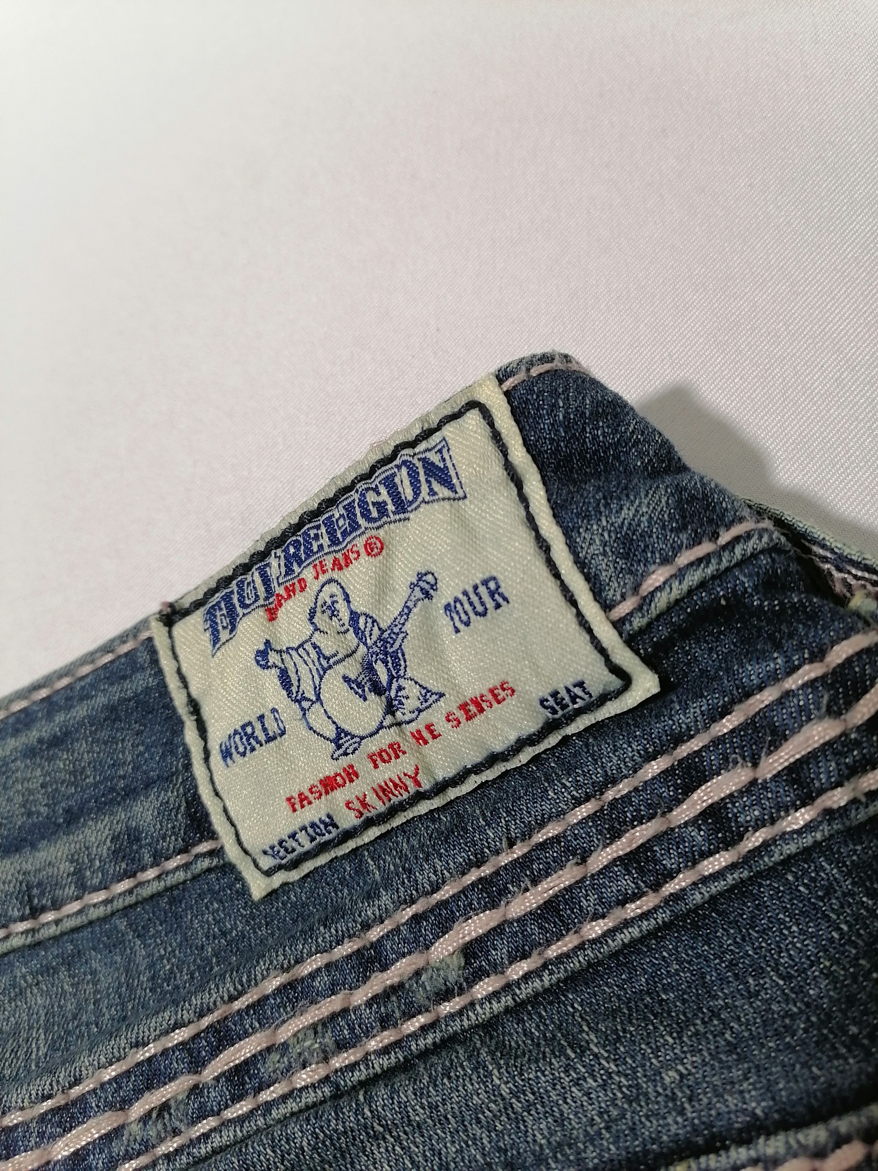 True Religion True Religion Skinny Denim Jeans Size 28" / US 6 / IT 42 - 4 Thumbnail