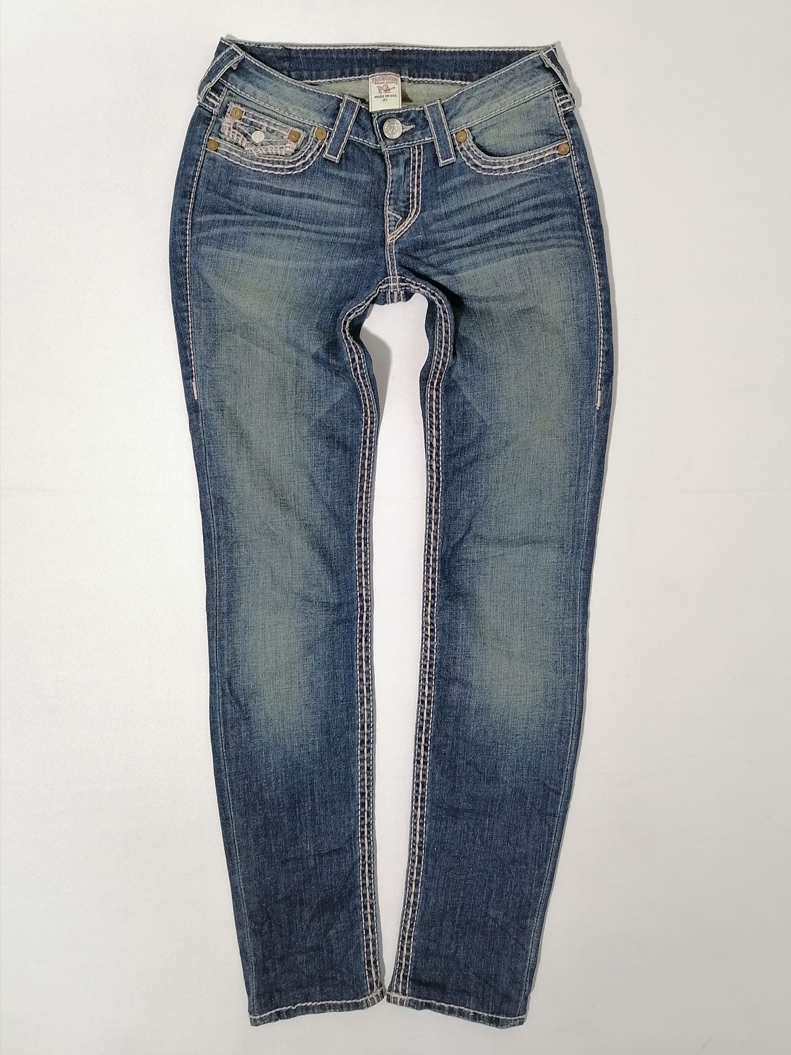 True Religion True Religion Skinny Denim Jeans Size 28" / US 6 / IT 42 - 1 Thumbnail