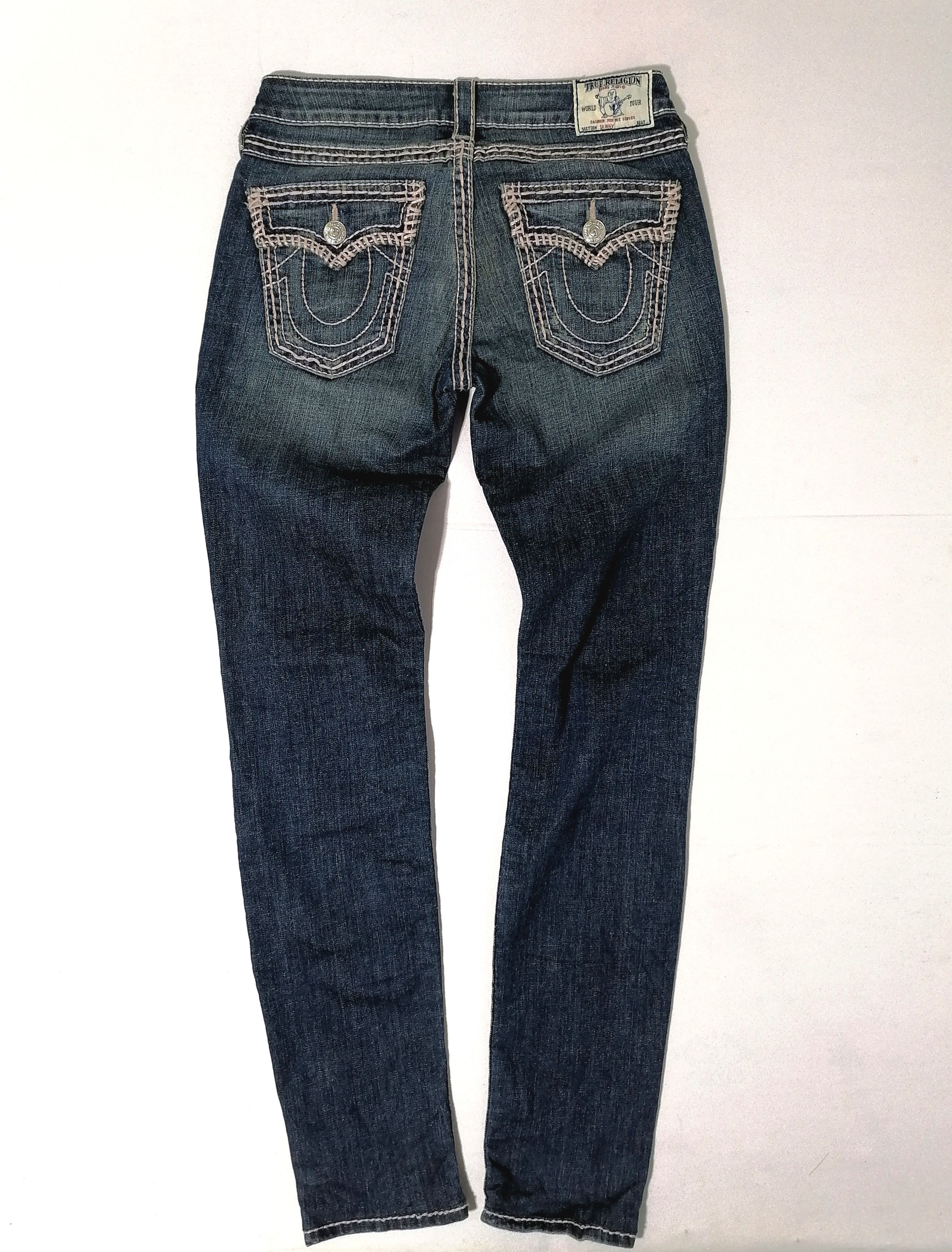 True Religion True Religion Skinny Denim Jeans Size 28" / US 6 / IT 42 - 3 Thumbnail