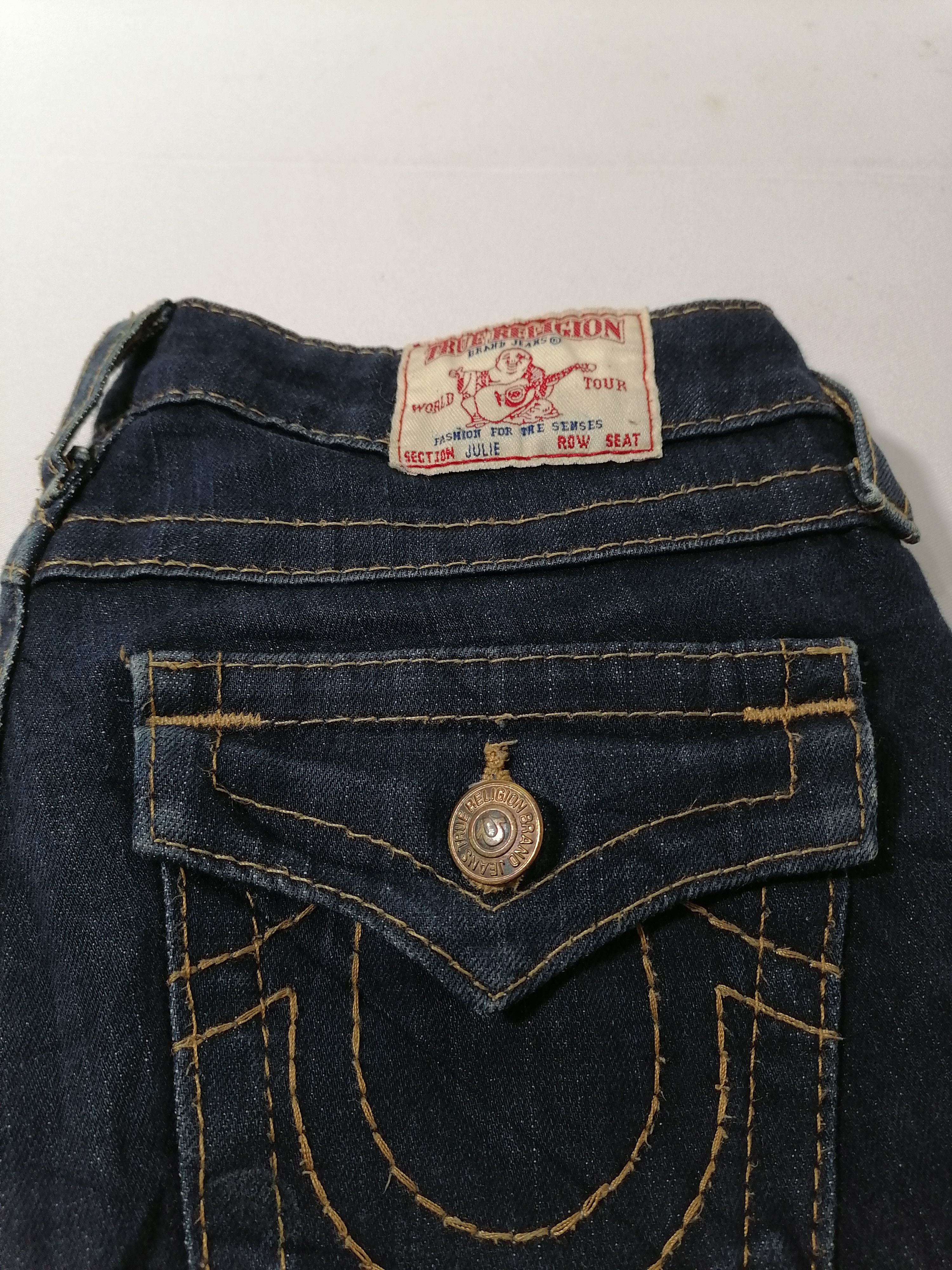 True Religion True Religion Julie Denim Jeans Size 27" / US 4 / IT 40 - 8 Thumbnail