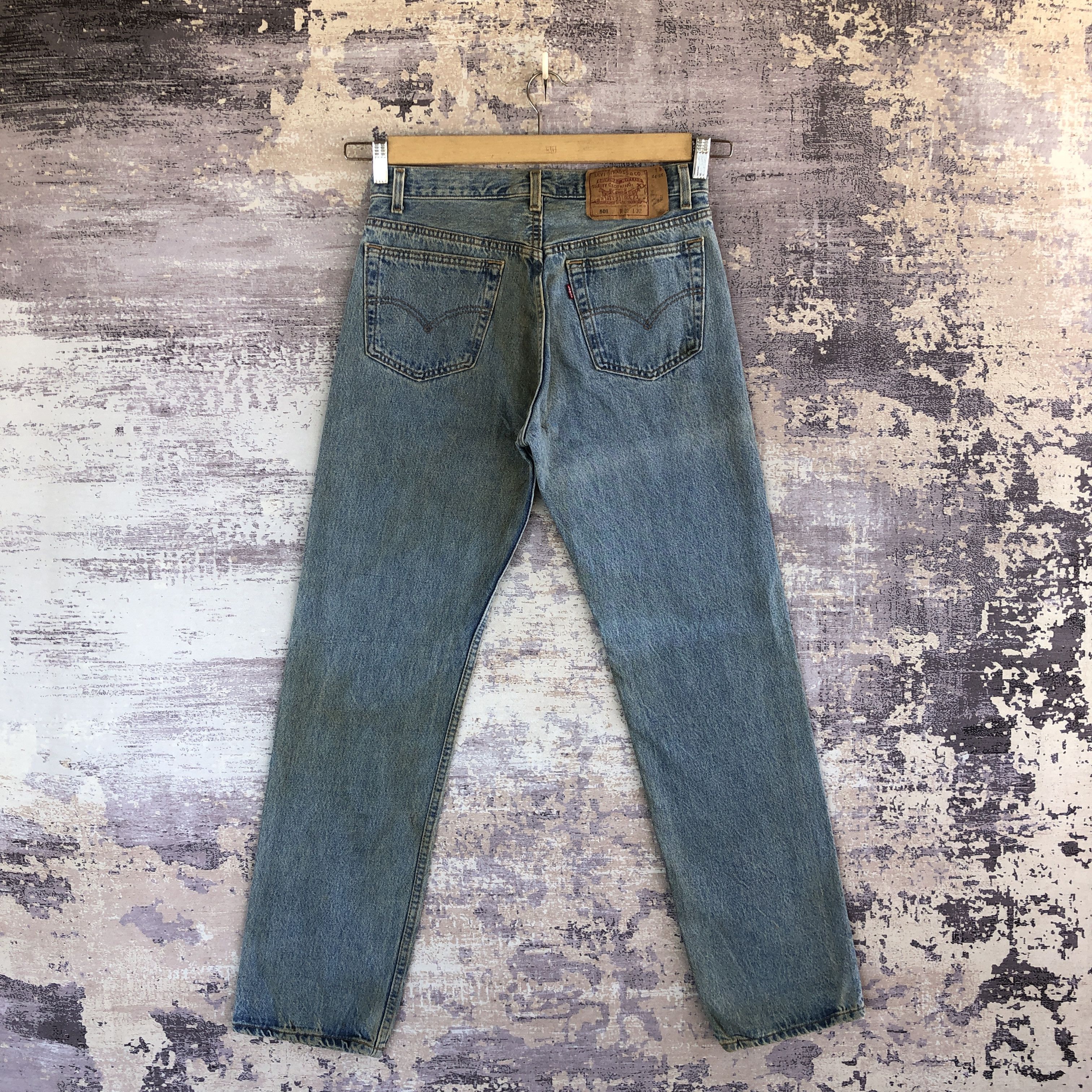 Levi's × Vintage Vintage 90s Levis 501 Sun Faded Jeans Levi's Stonewash Denim Size US 30 / EU 46 - 2 Thumbnail