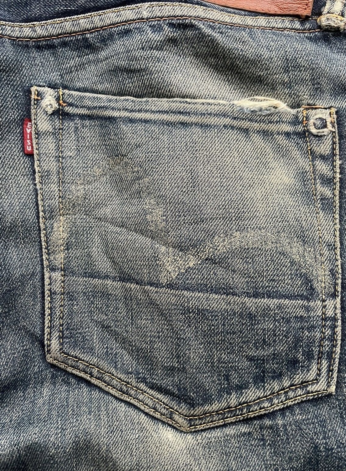 Evisu × Vintage Evisu Vintage Selvedge Aging Distressed Denim Size US 32 / EU 48 - 15 Thumbnail