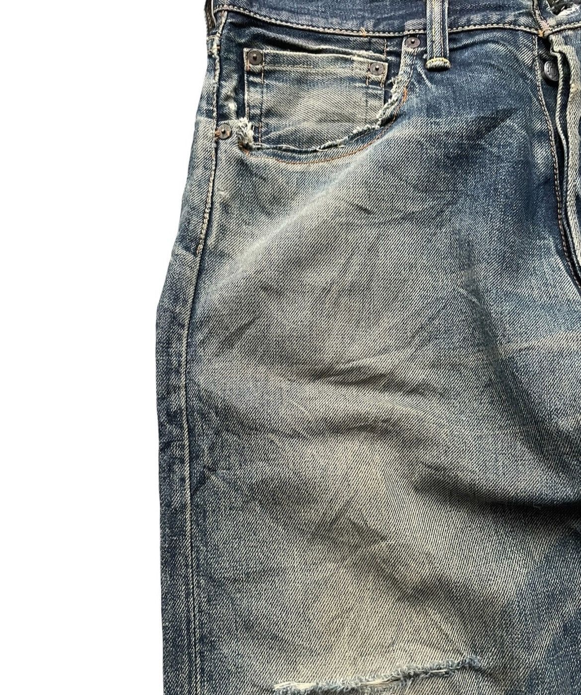 Evisu × Vintage Evisu Vintage Selvedge Aging Distressed Denim Size US 32 / EU 48 - 5 Thumbnail