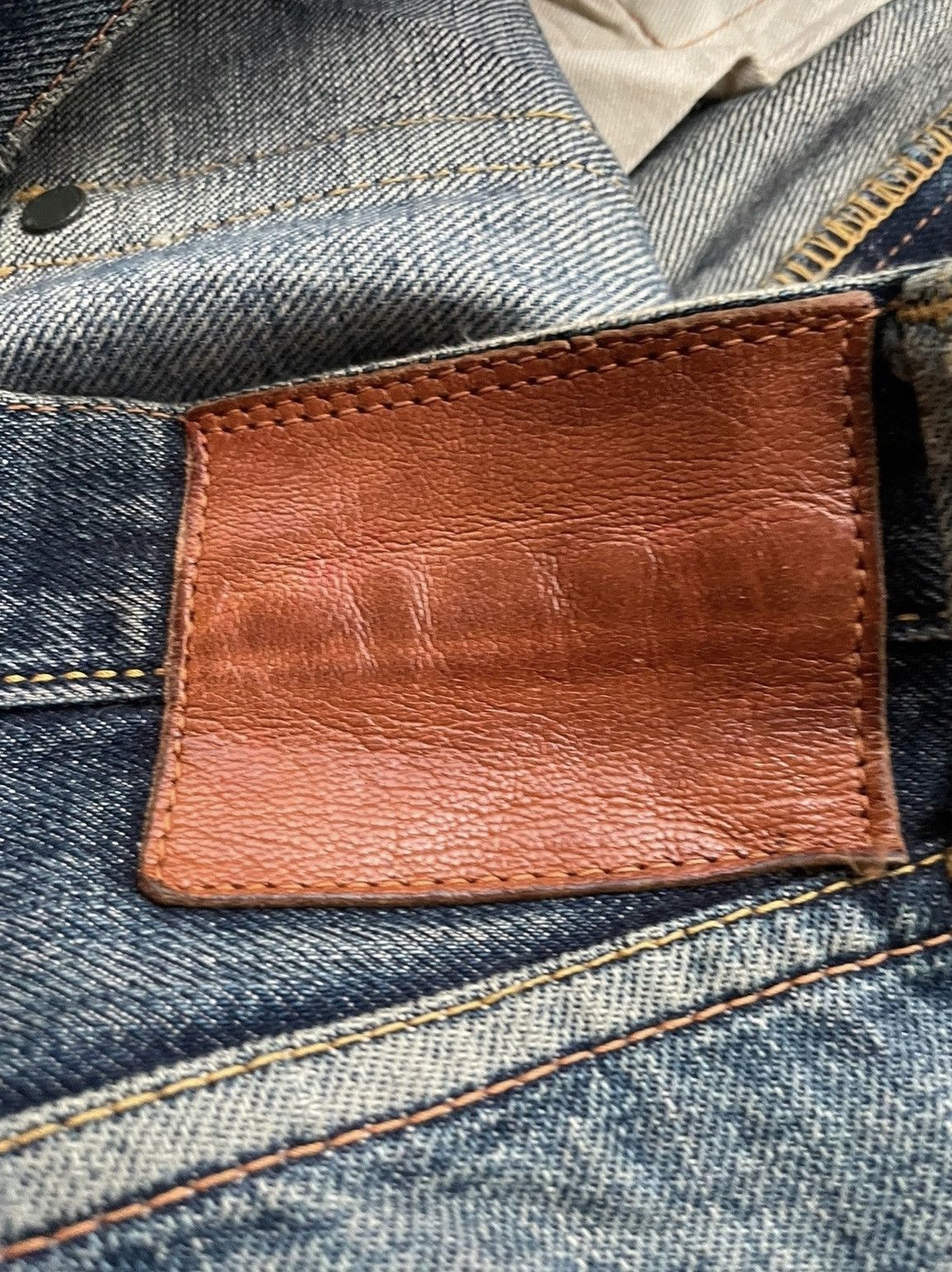 Evisu × Vintage Evisu Vintage Selvedge Aging Distressed Denim Size US 32 / EU 48 - 13 Thumbnail