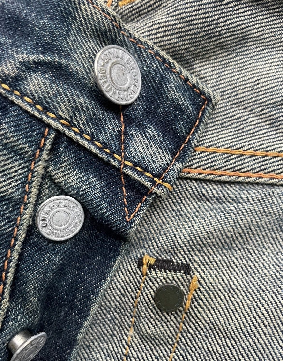 Evisu × Vintage Evisu Vintage Selvedge Aging Distressed Denim Size US 32 / EU 48 - 21 Thumbnail