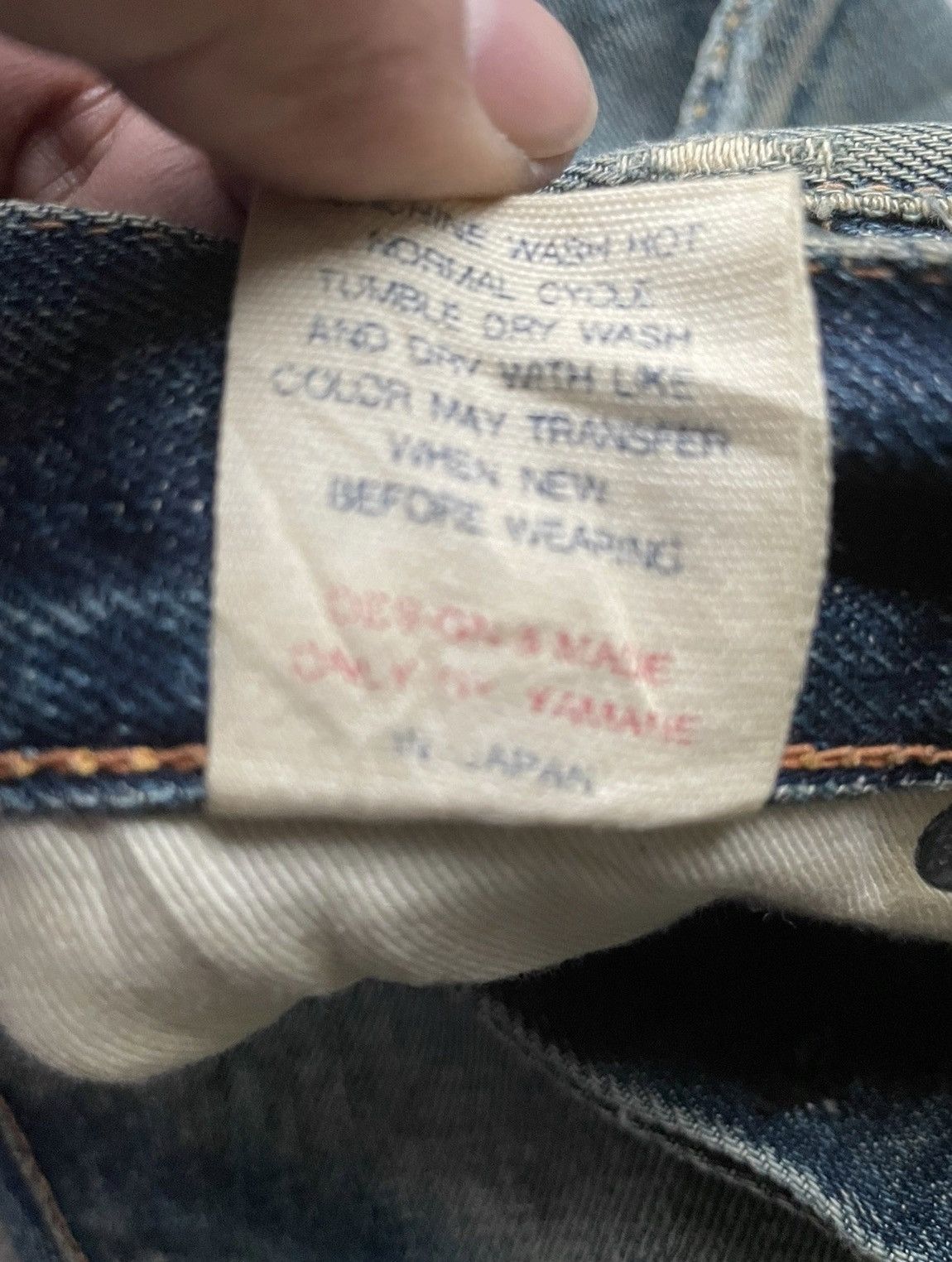 Evisu × Vintage Evisu Vintage Selvedge Aging Distressed Denim Size US 32 / EU 48 - 18 Thumbnail