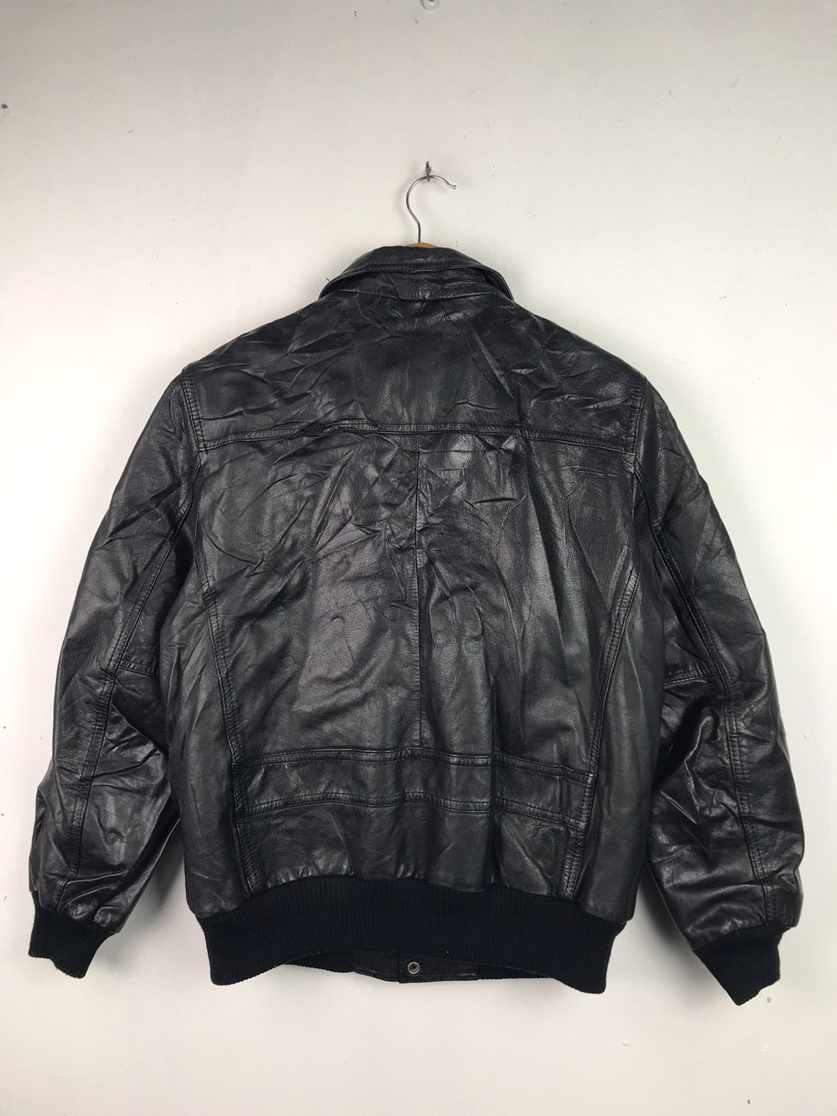 Freewheelers × Vintage 🔥Leather Bomber Jacket Rare Item🔥 Size US M / EU 48-50 / 2 - 2 Thumbnail