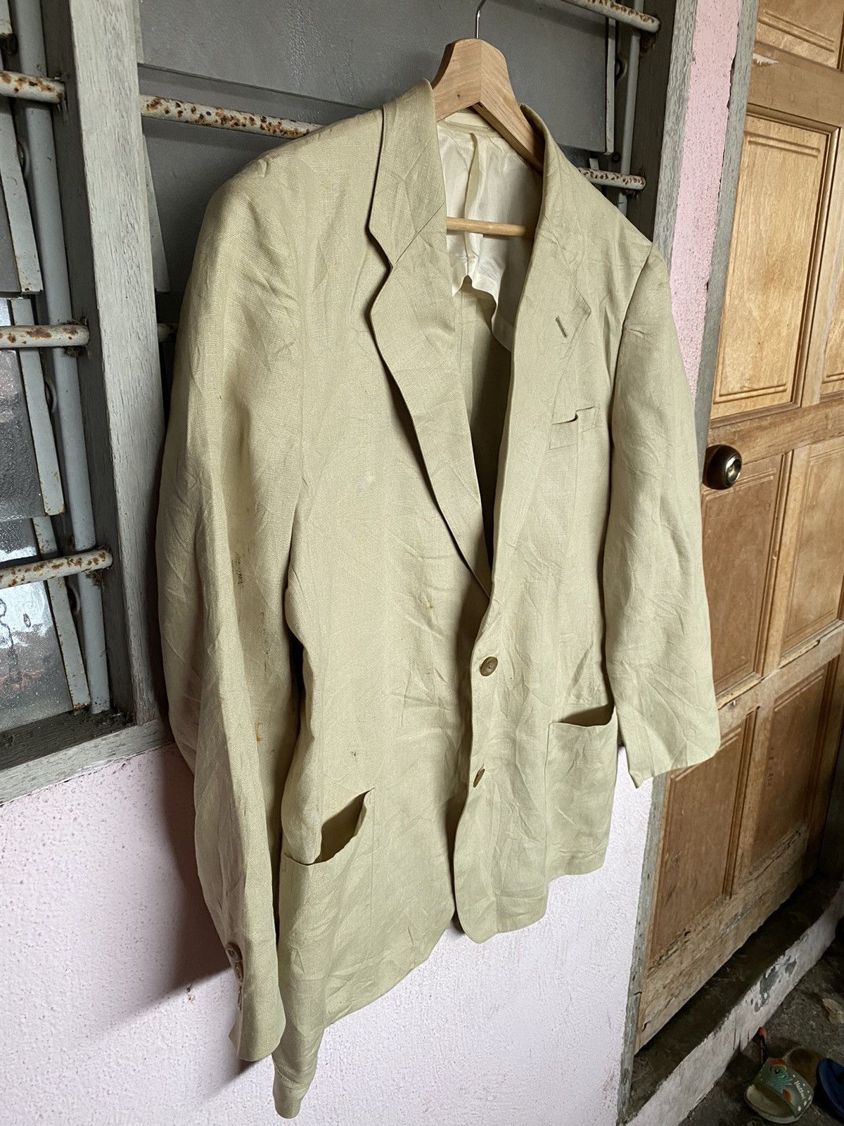 Burberry Vintage Burberry Blazers Size 44R - 4 Thumbnail