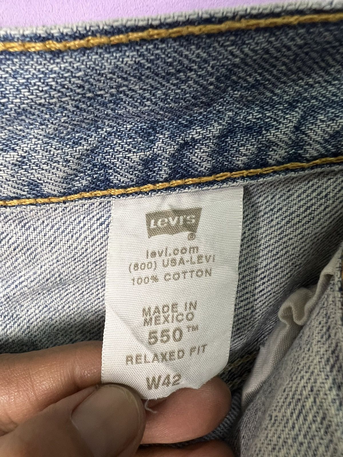 Levi's 🔥Levis 550 Cropped Denim Size US 43 - 14 Thumbnail