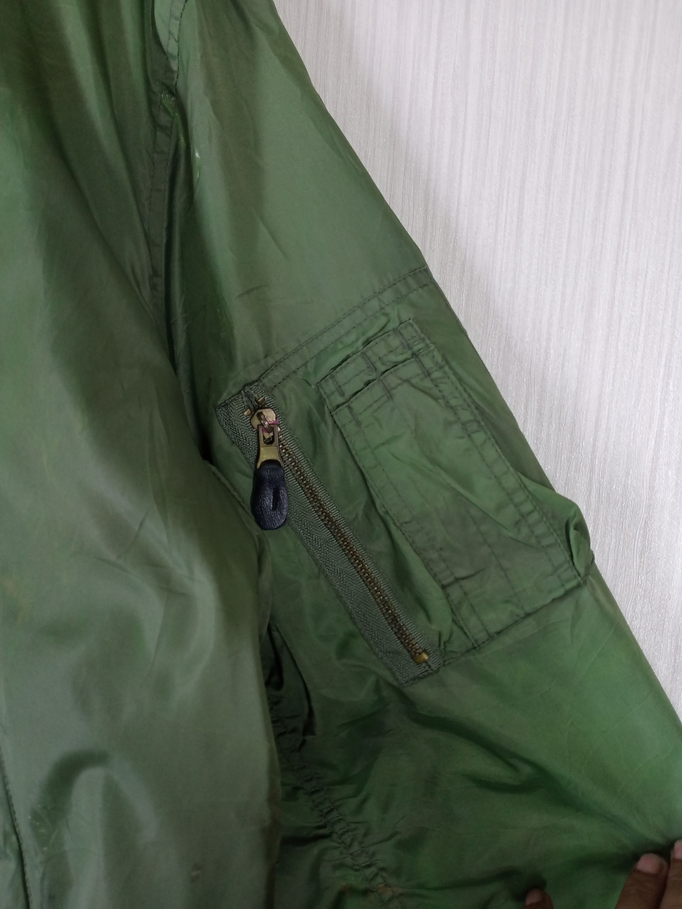 Vintage Rare Vintage MA 1 Phantom Military Flying Bomber Jacket Size US L / EU 52-54 / 3 - 3 Thumbnail