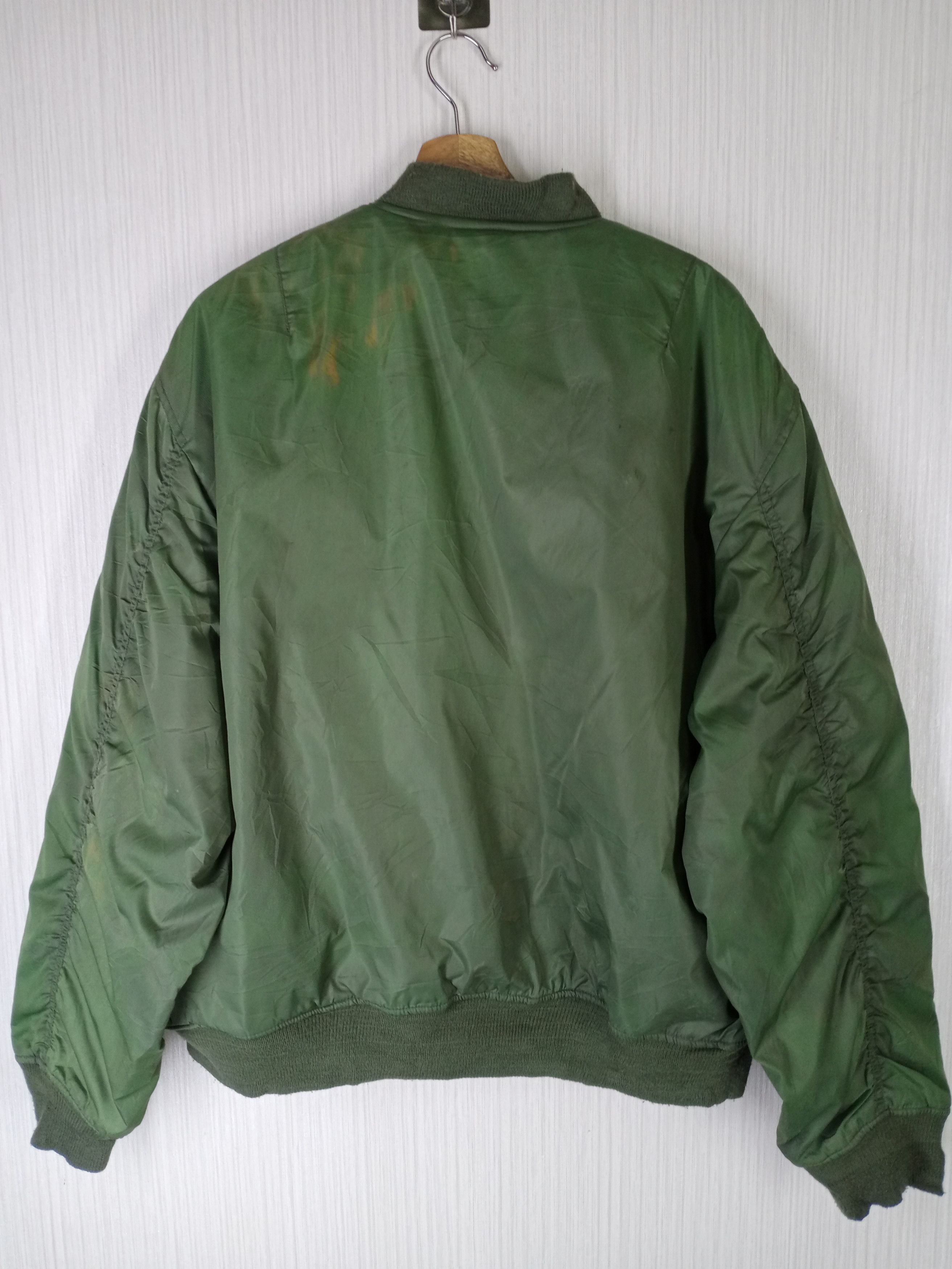 Vintage Rare Vintage MA 1 Phantom Military Flying Bomber Jacket Size US L / EU 52-54 / 3 - 4 Thumbnail
