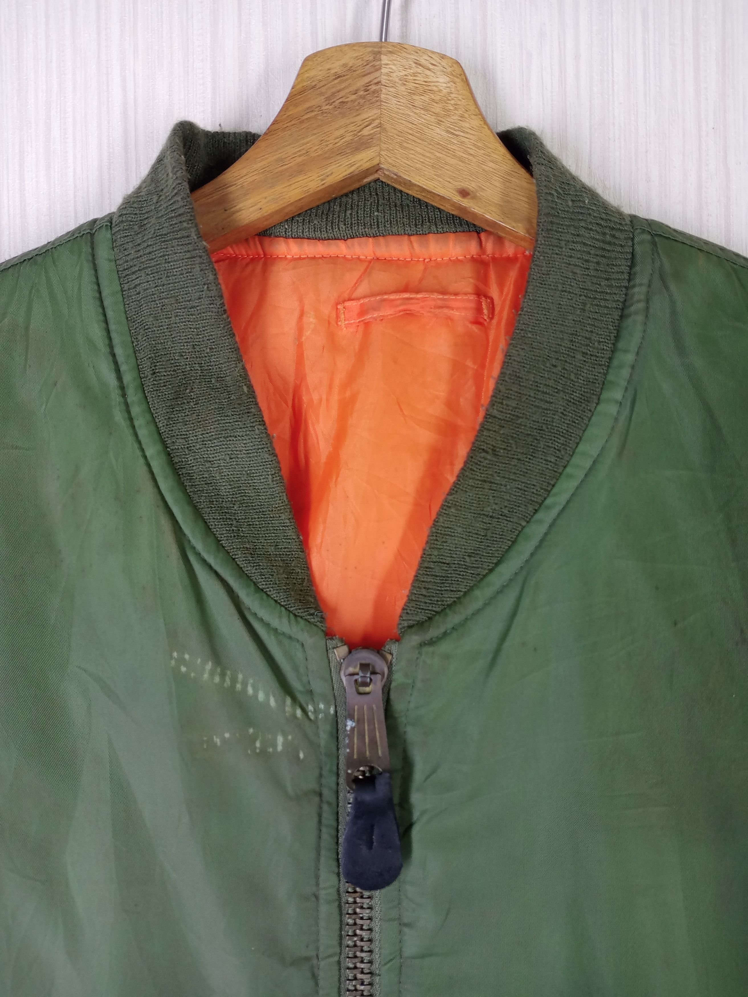 Vintage Rare Vintage MA 1 Phantom Military Flying Bomber Jacket Size US L / EU 52-54 / 3 - 6 Thumbnail