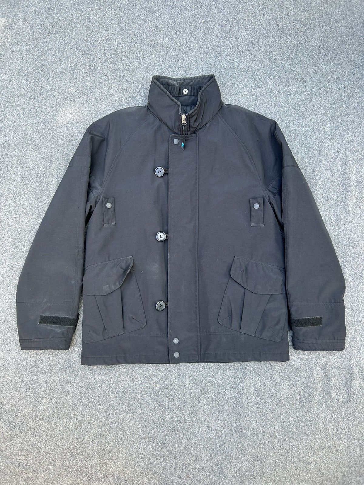 image of Ppfm Technical Cargo Jacket in Black, Men's (Size Medium)