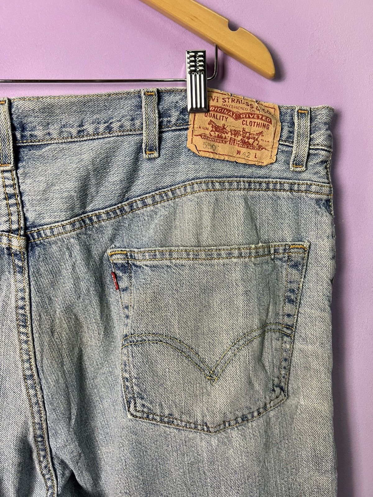 Levi's 🔥Levis 550 Short Denim Size US 43 - 12 Thumbnail